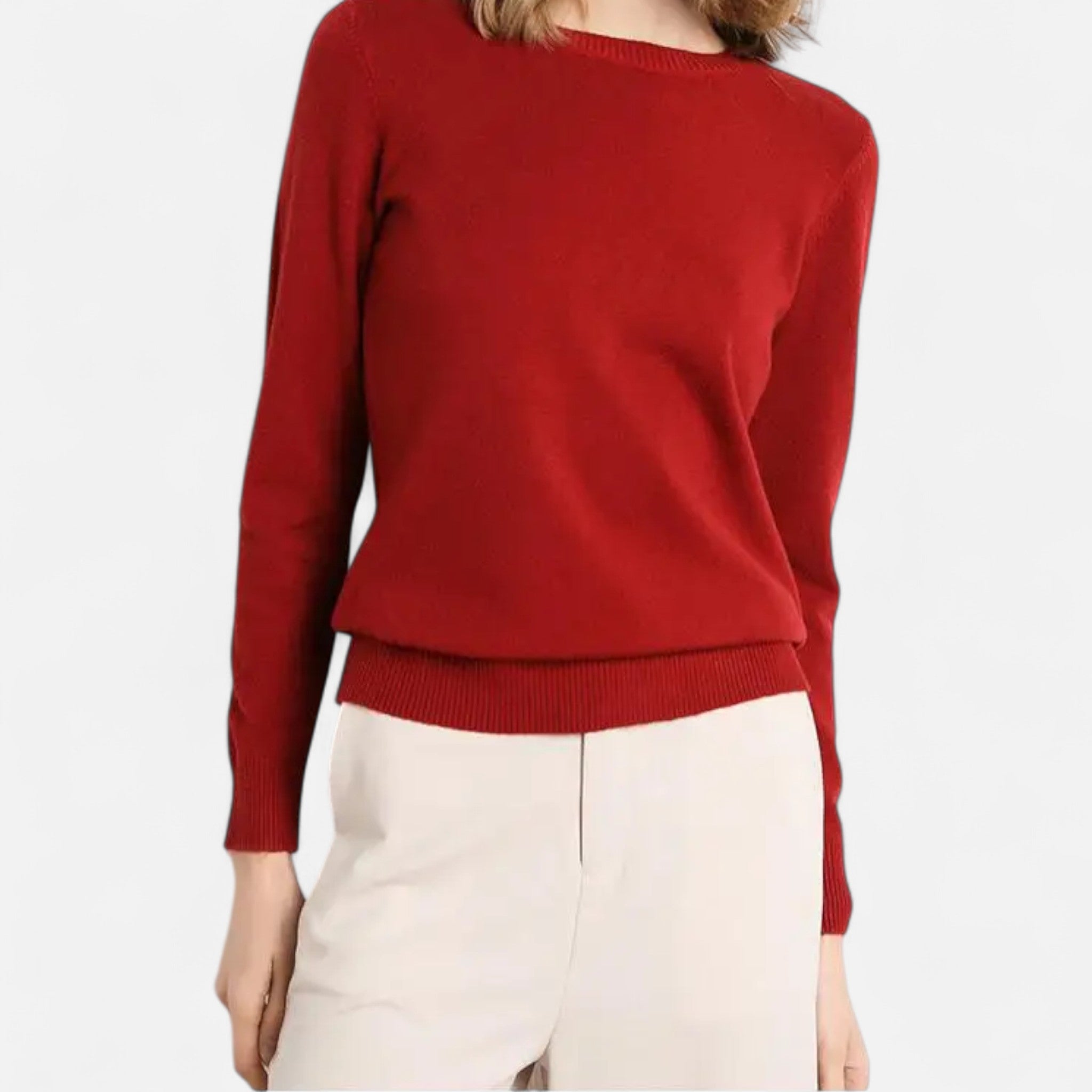 Sauvenor | Women’s Merino Wool O-Neck Sweater