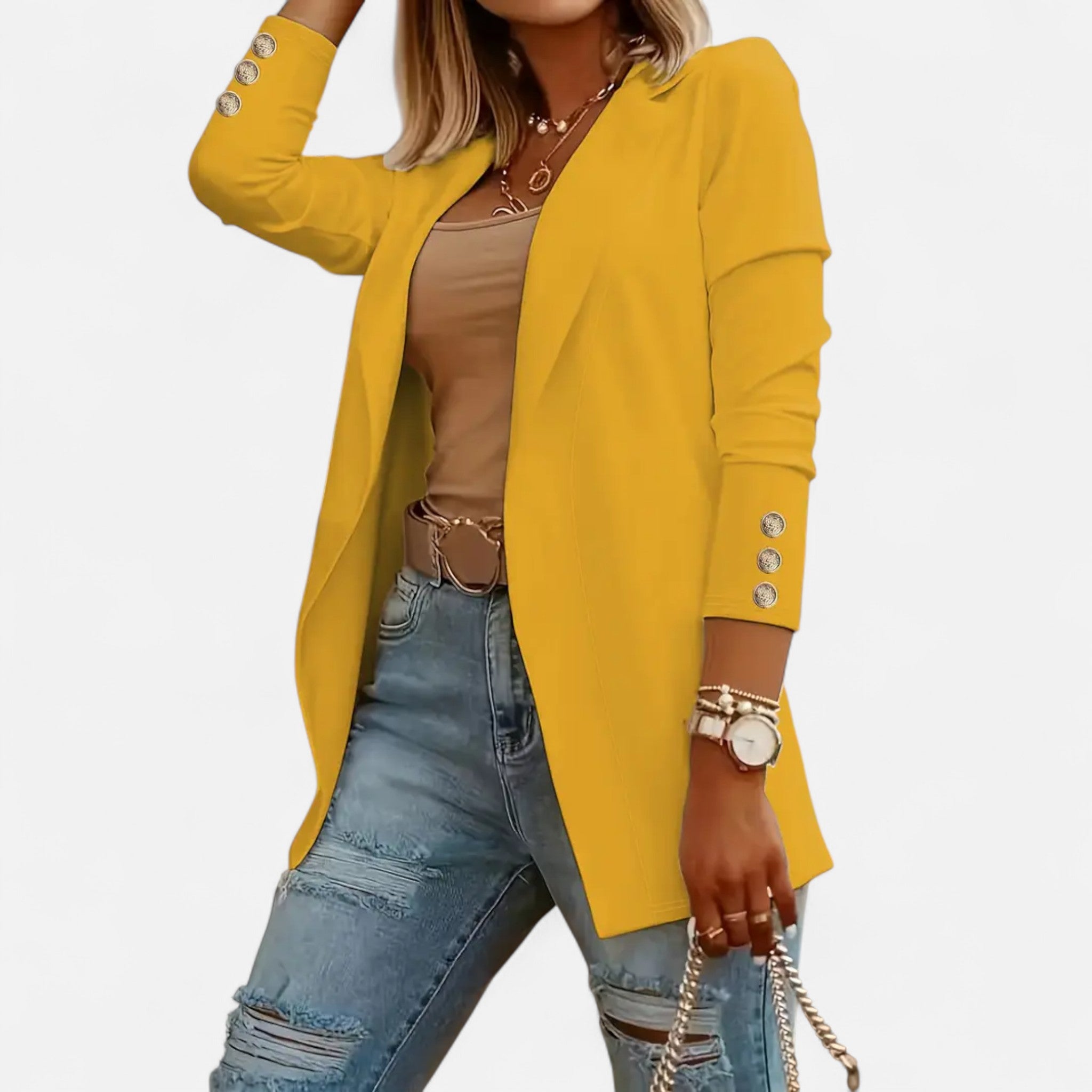 Sauvenor | Women’s Mid-Length Lapel Blazer