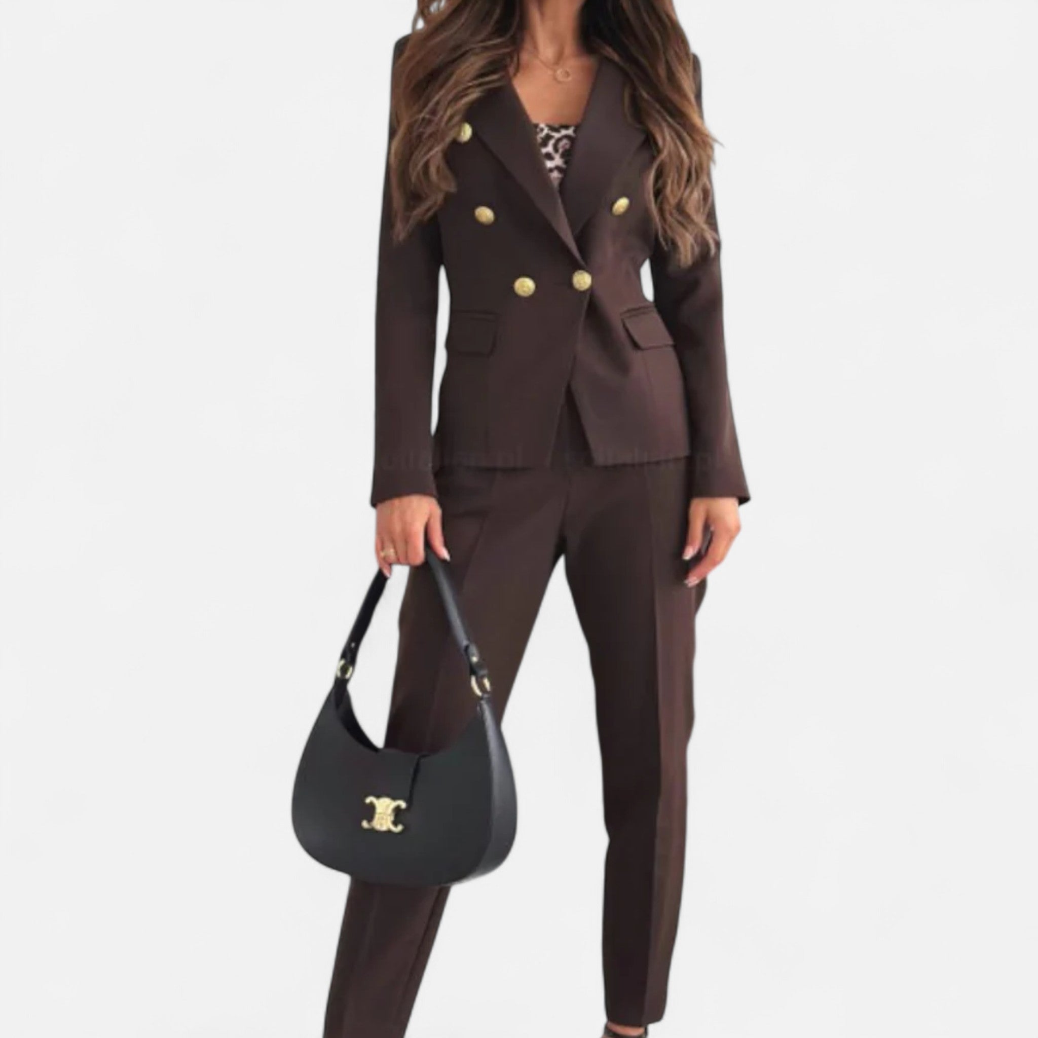 Sauvenor | Women’s Double-Breasted Tailored Suit