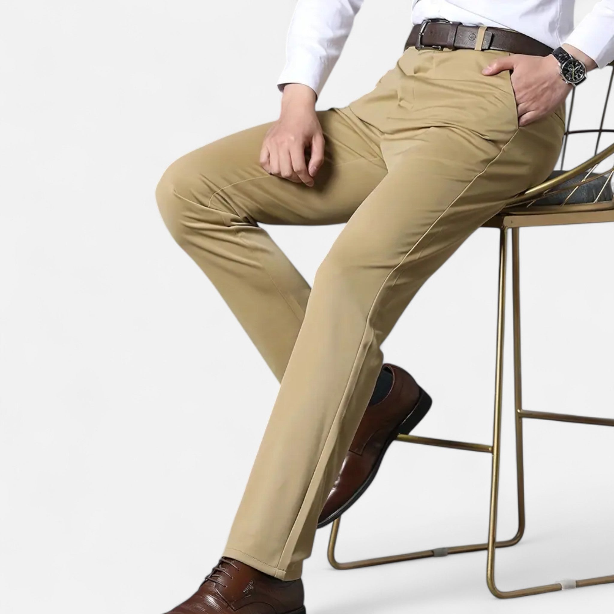 Sauvenor | Men’s Timeless Solid Colour Suit Pants