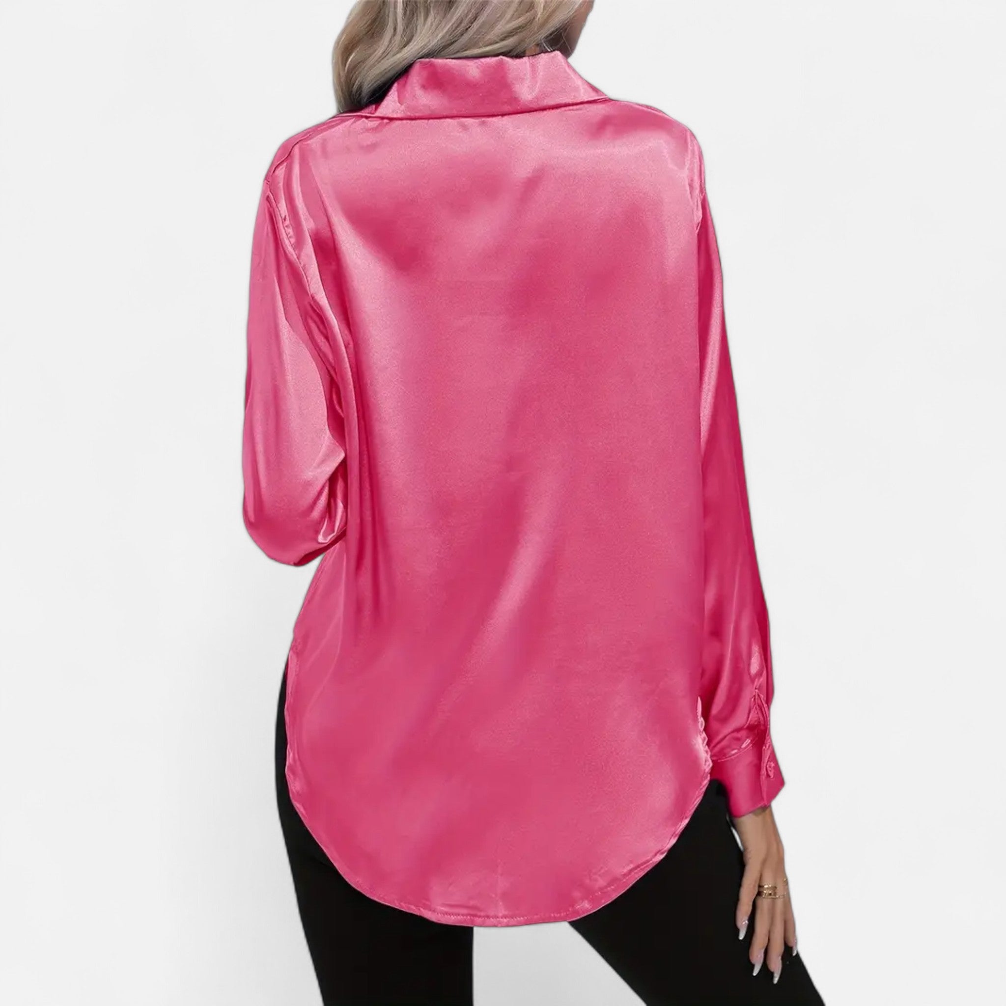 Sauvenor | Women’s Satin Long Sleeve Shirt