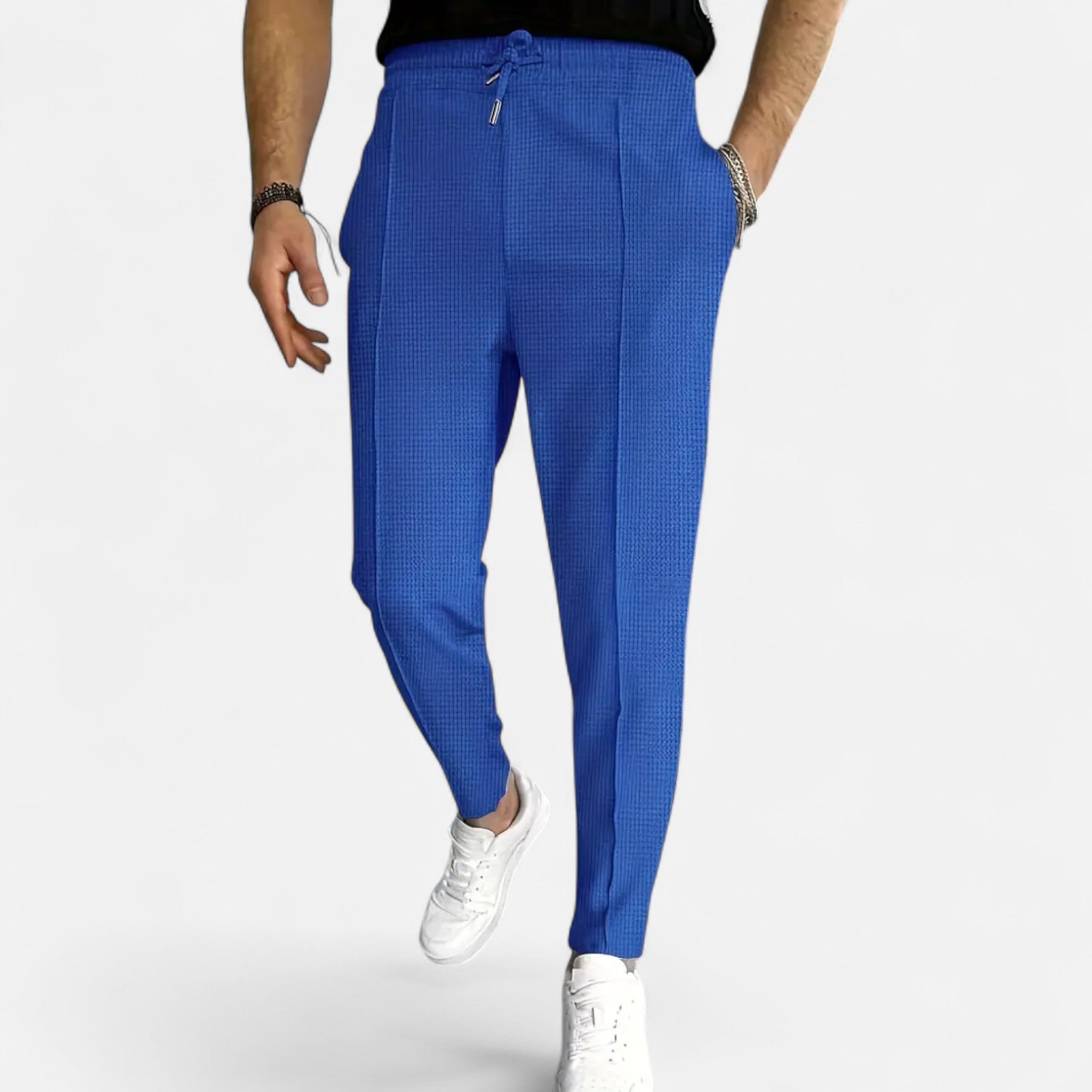 Sauvenor | Men’s Waffle Knit Trousers