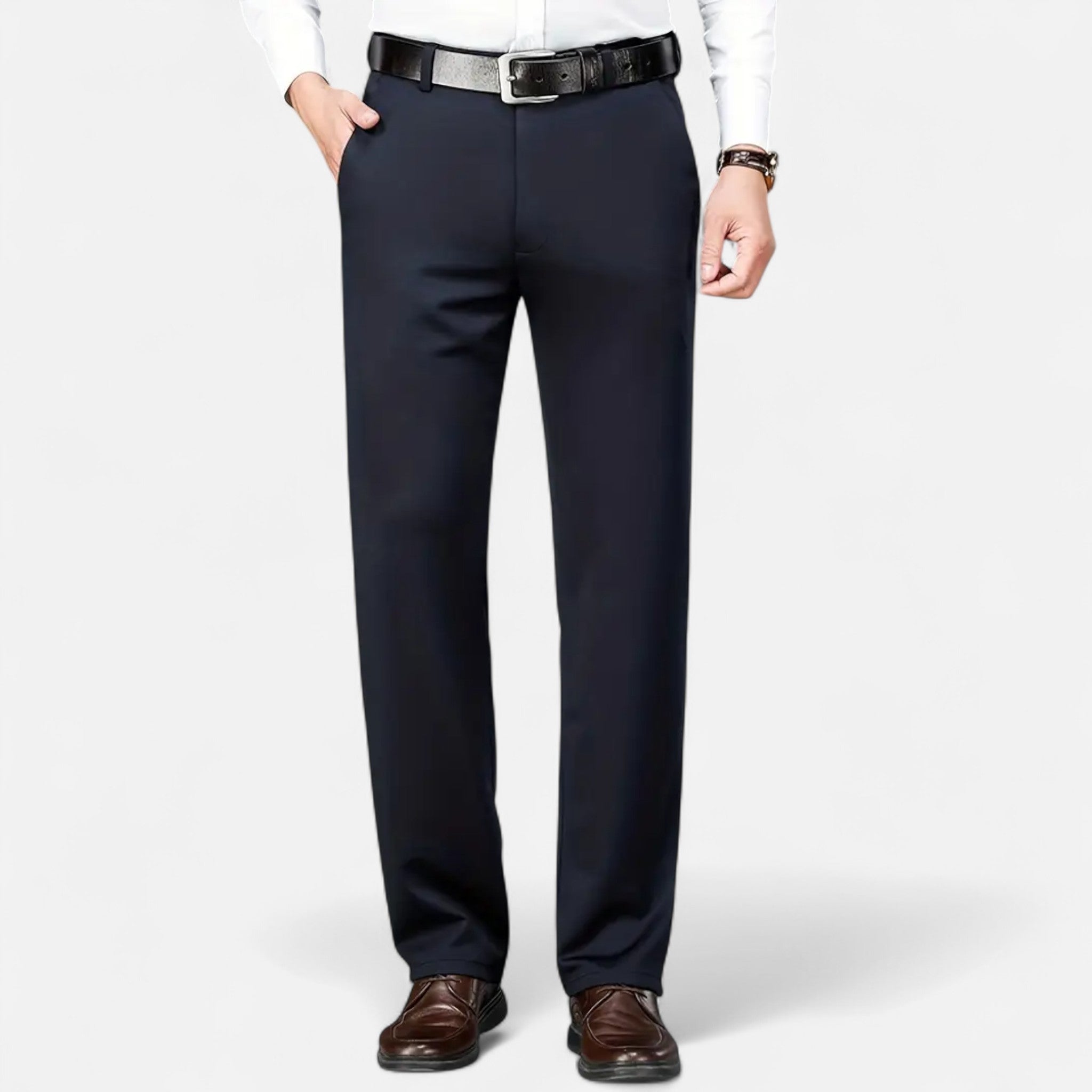 Sauvenor | Men’s Timeless Solid Colour Suit Pants