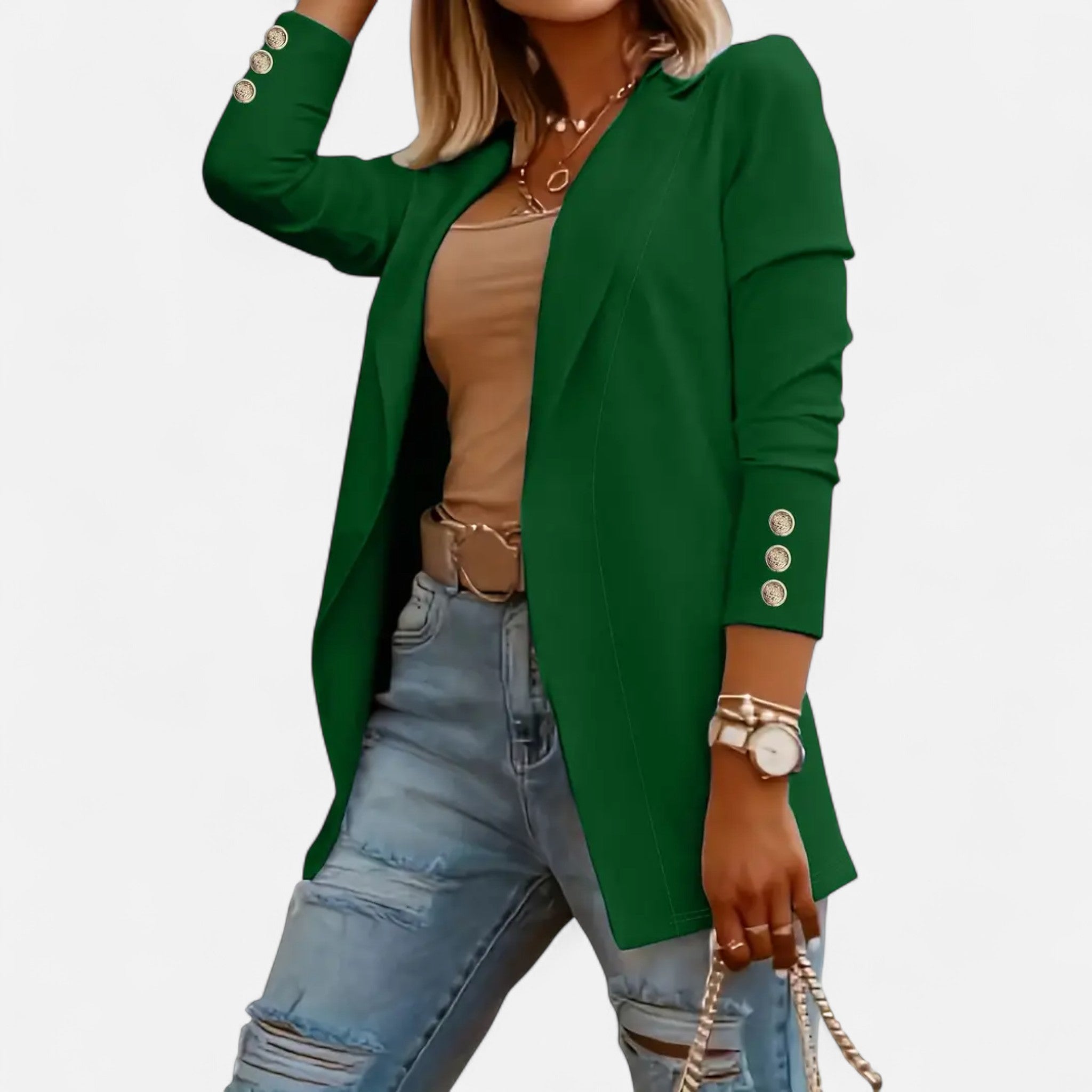 Sauvenor | Women’s Mid-Length Lapel Blazer