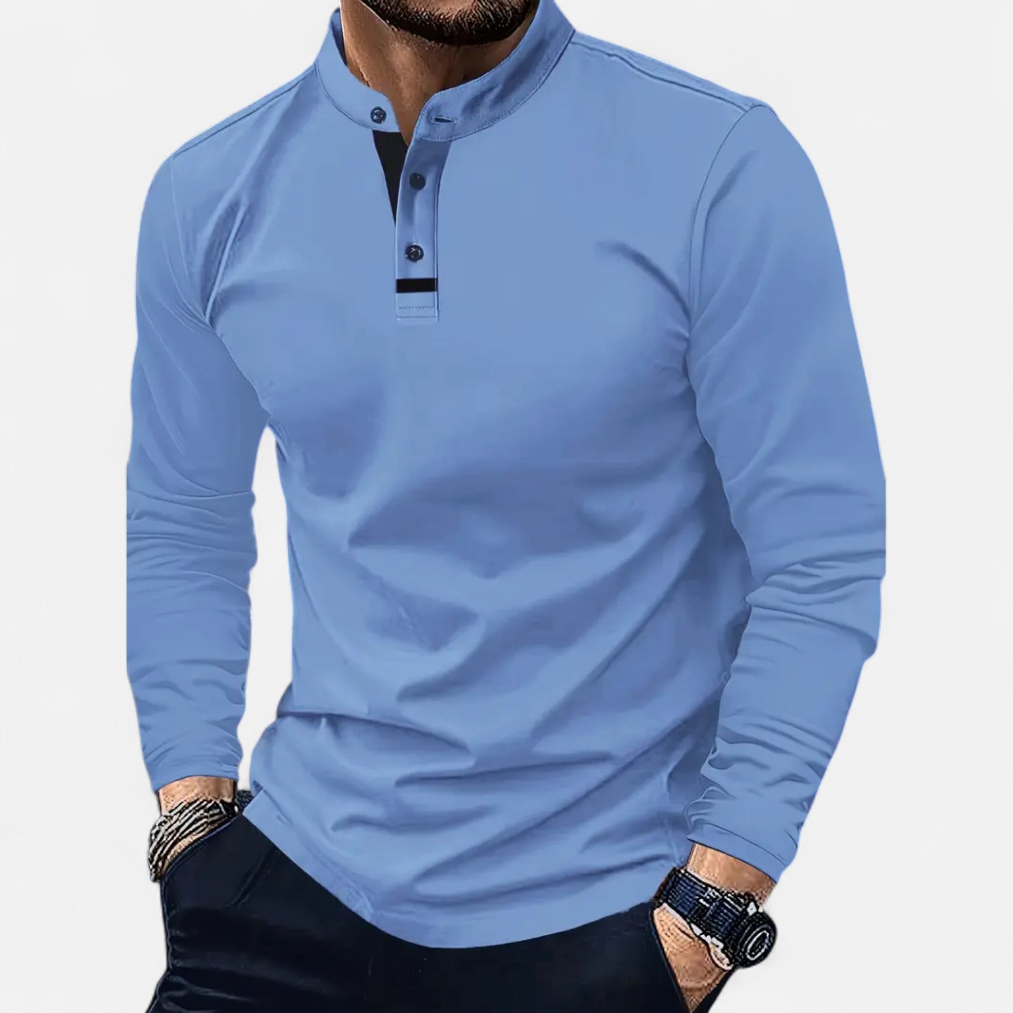Sauvenor | Men’s Classic Long Sleeve Polo