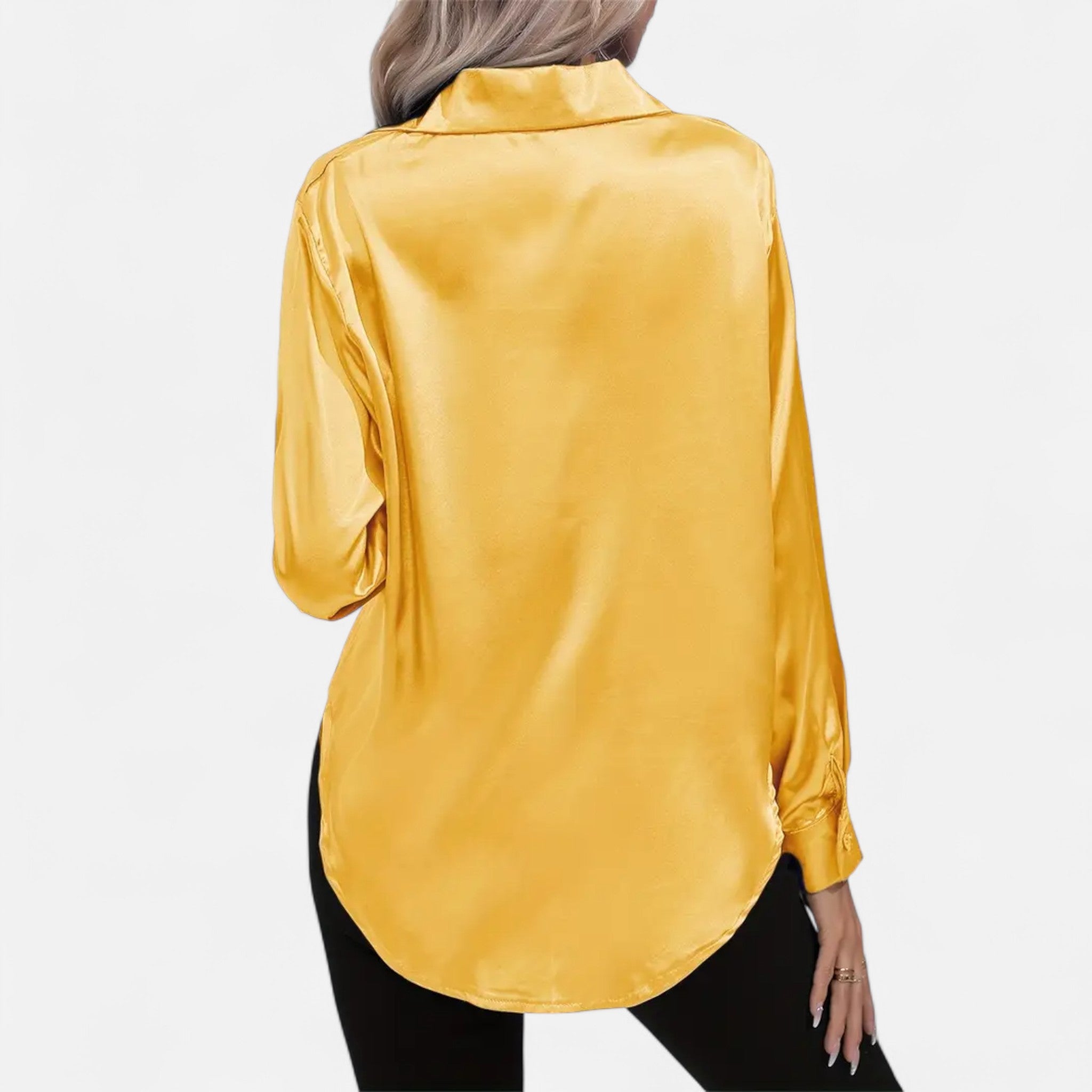 Sauvenor | Women’s Satin Long Sleeve Shirt
