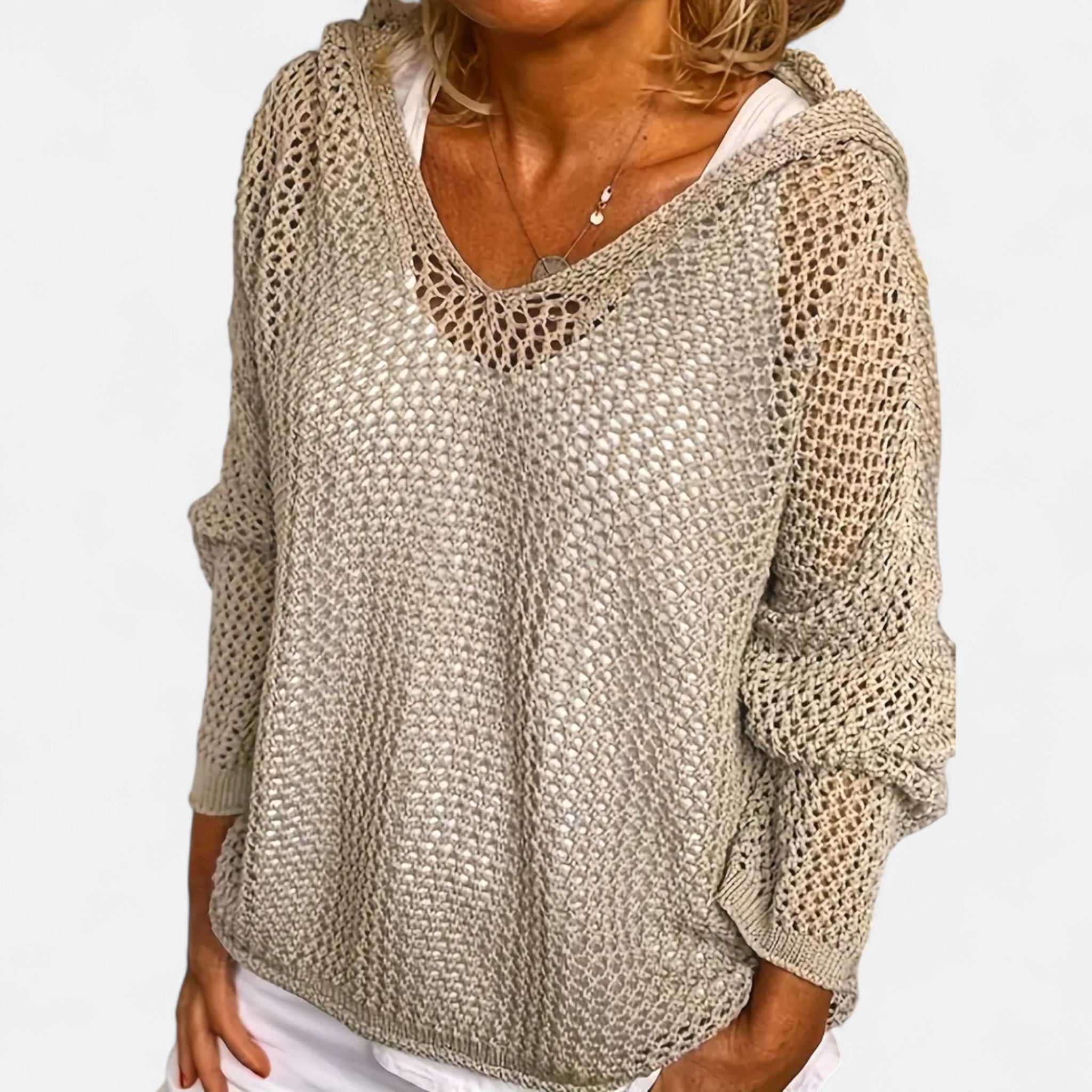 Sauvenor | Women’s V-Neck Knitted Sweater