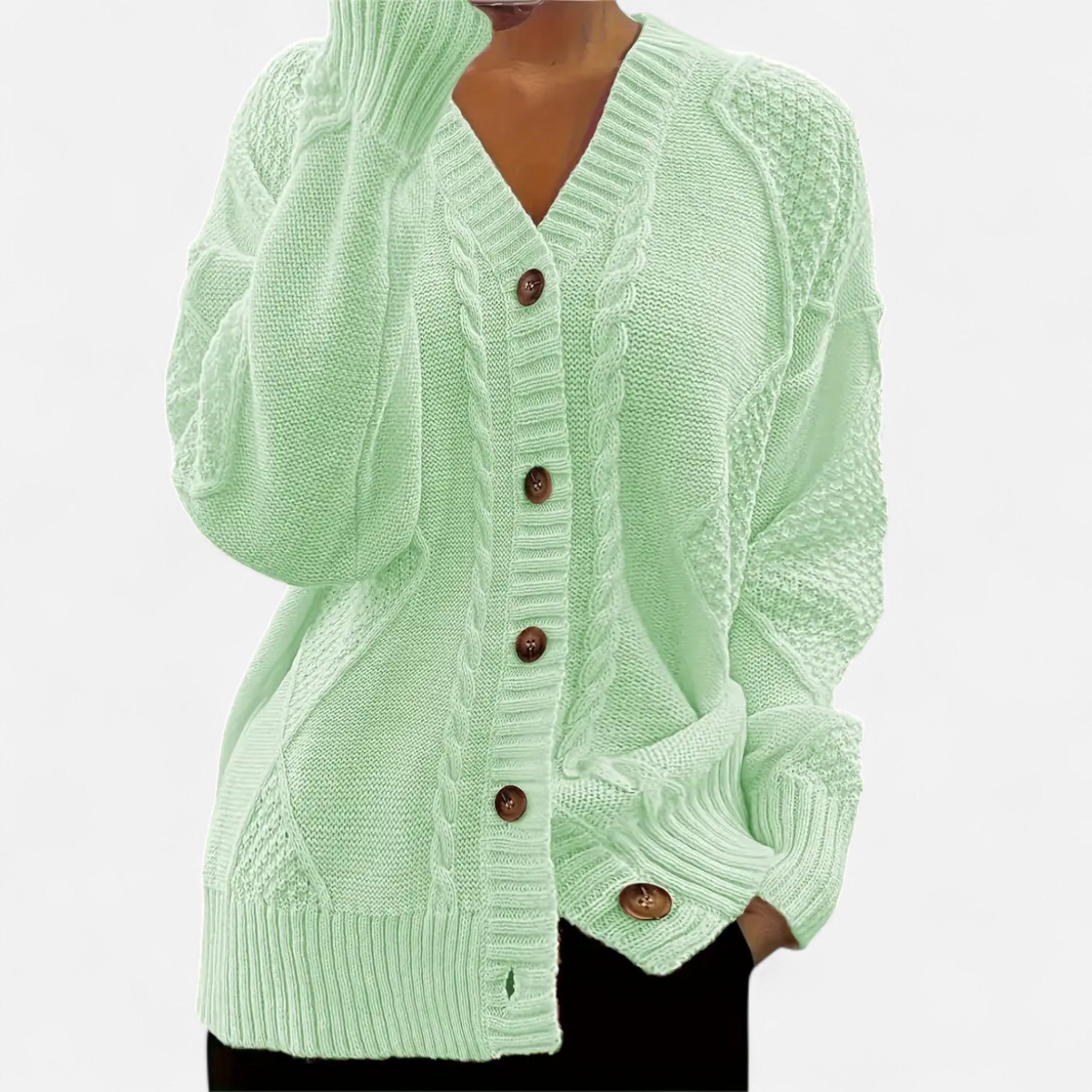 Sauvenor | Women’s Elegant V-Neck Cardigan