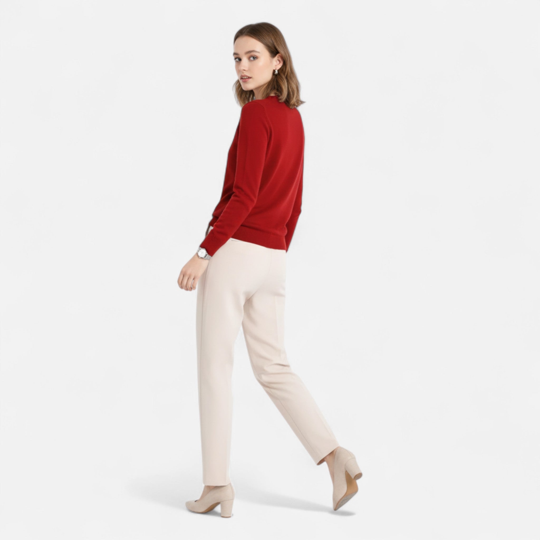 Sauvenor | Women’s Merino Wool O-Neck Sweater