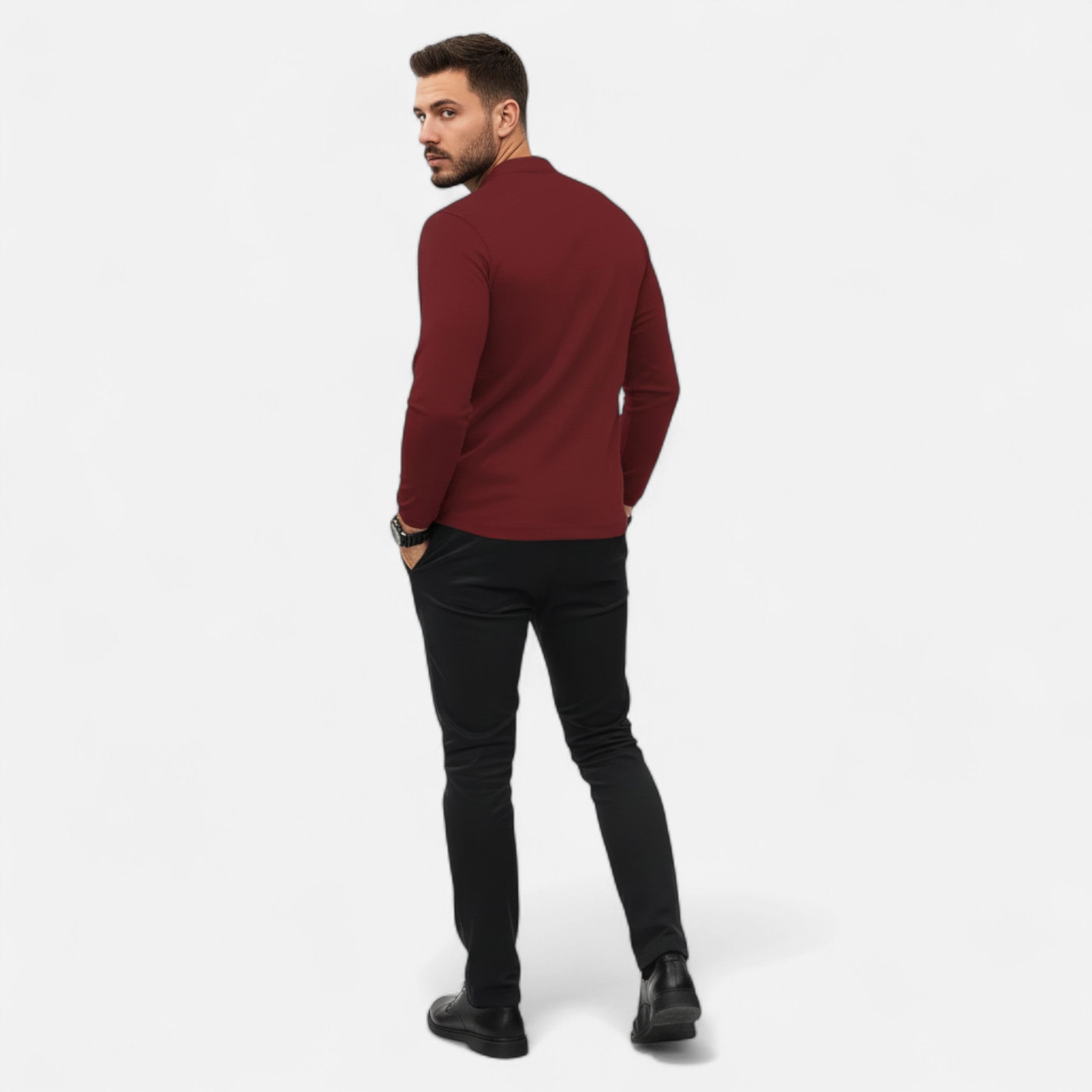 Sauvenor | Men’s Classic Long Sleeve Polo