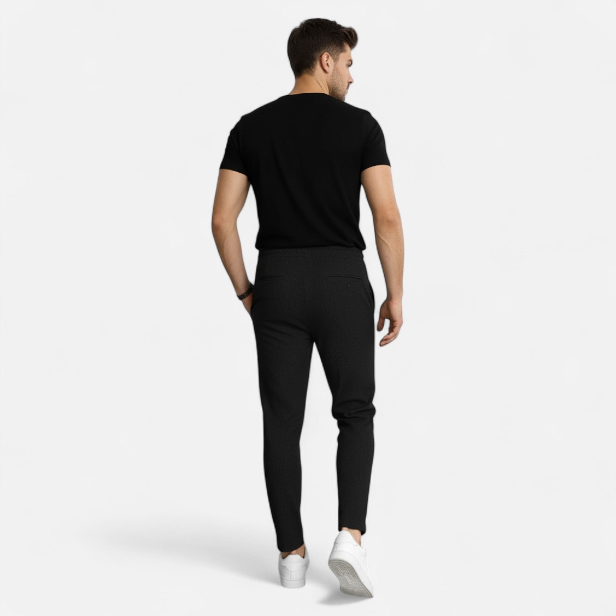 Sauvenor | Men’s Waffle Knit Trousers