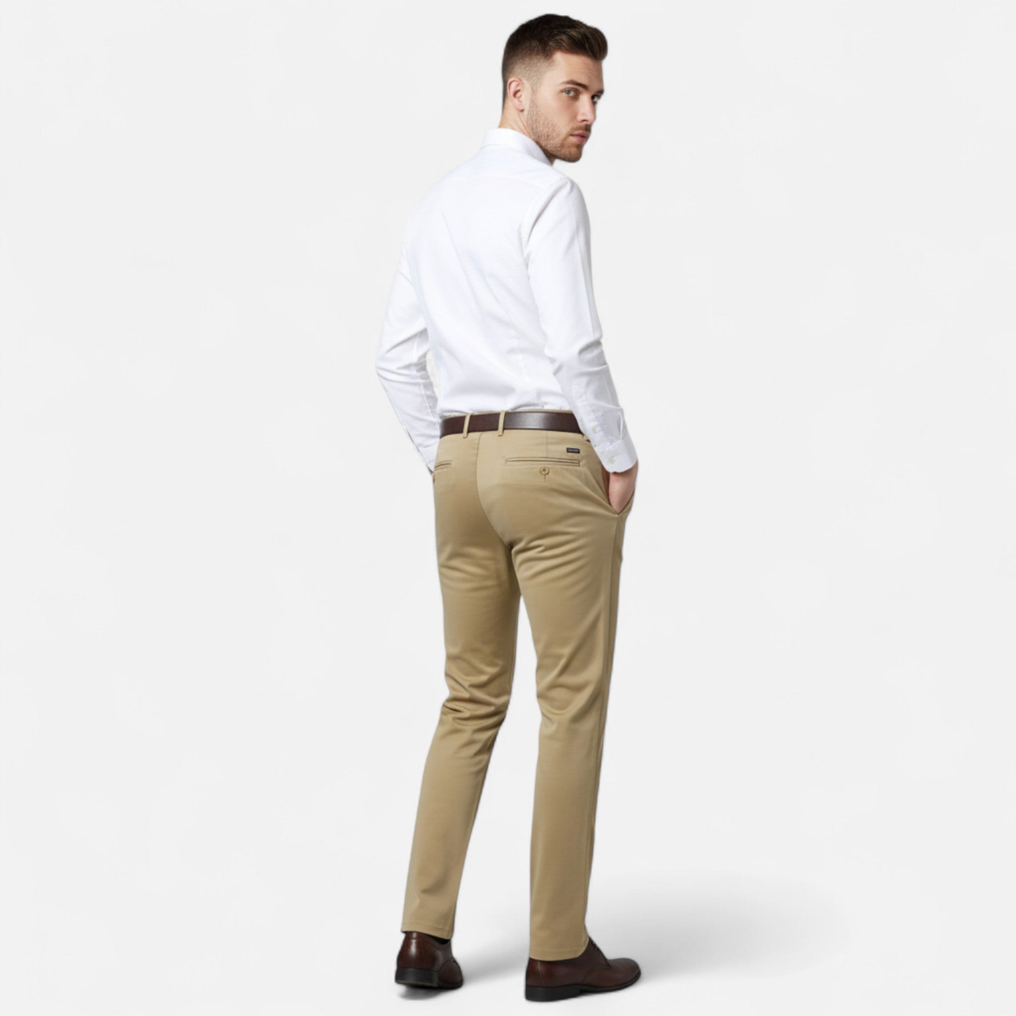 Sauvenor | Men’s Timeless Solid Colour Suit Pants