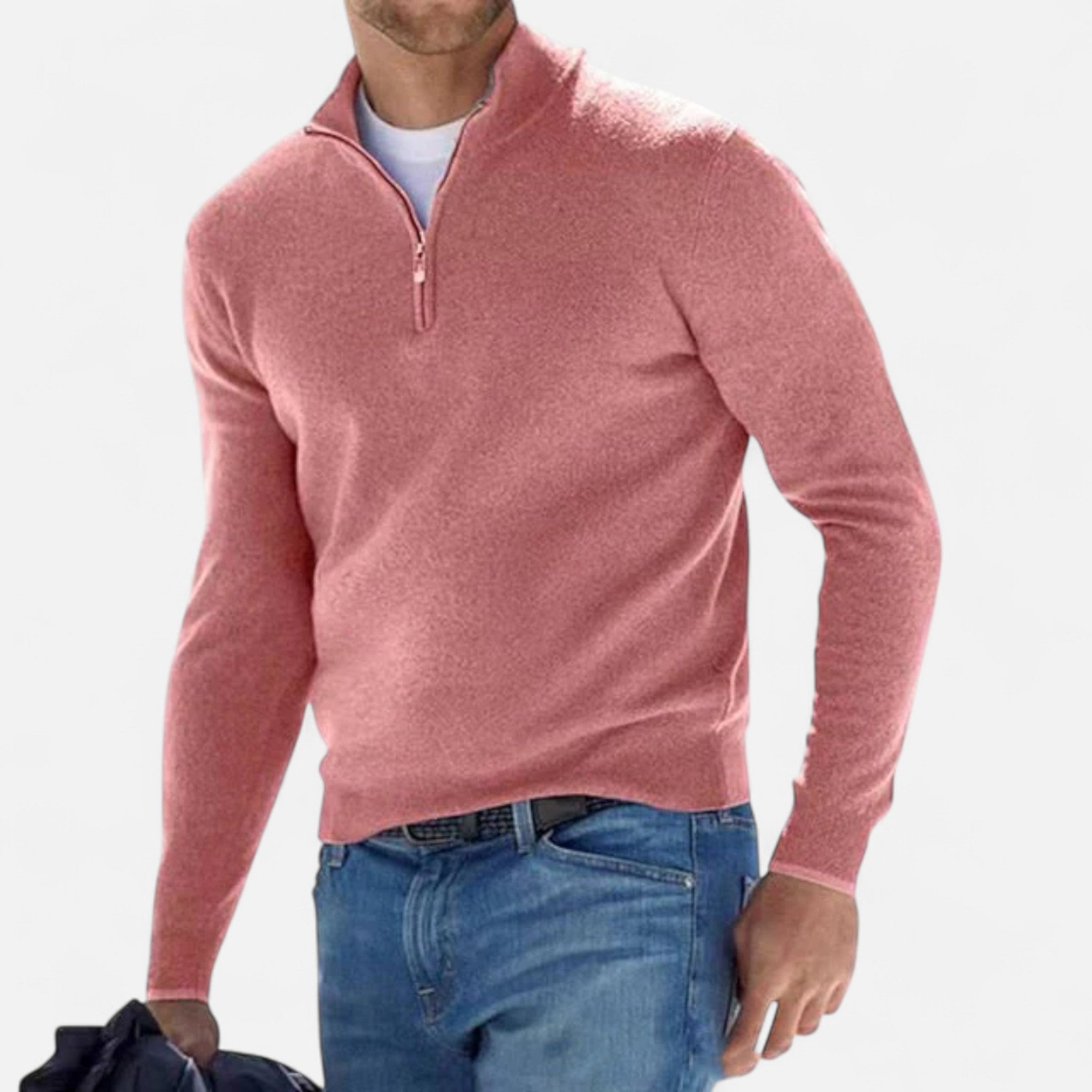 Sauvenor | Men’s Classic Half-Zip Sweater