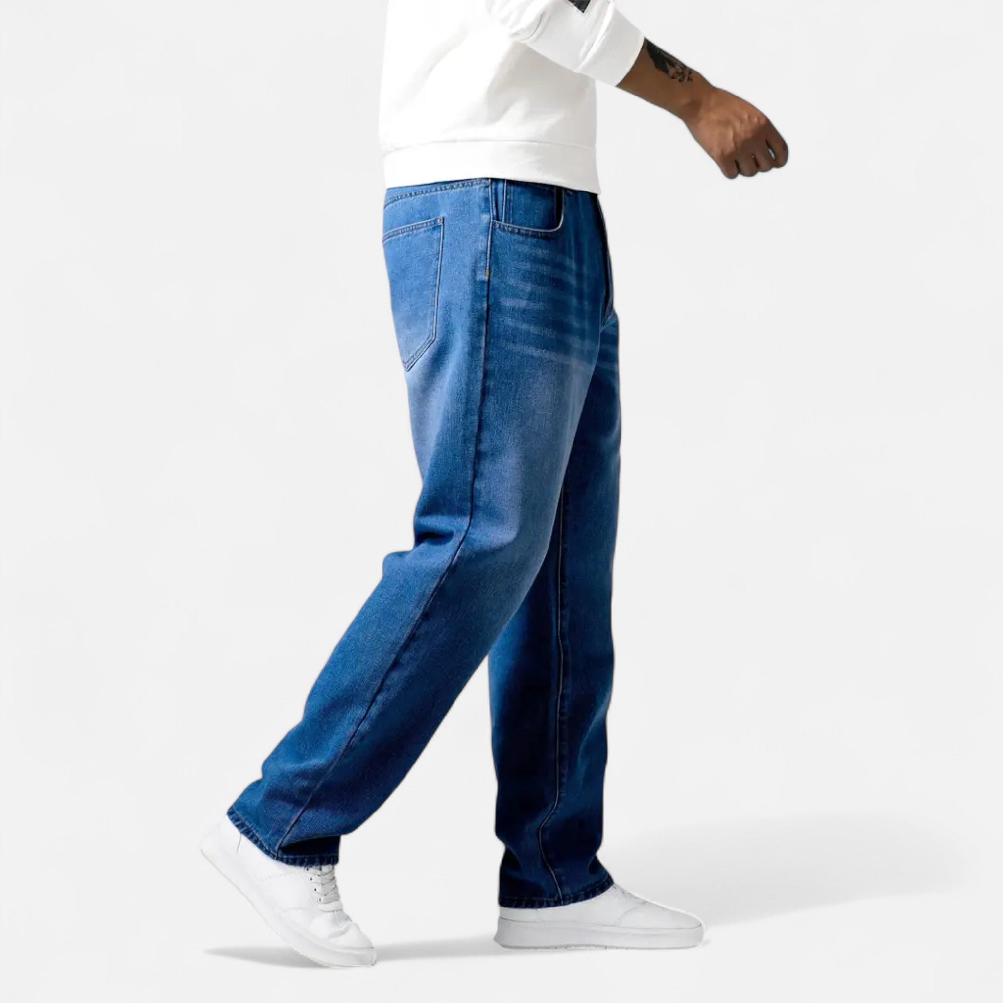 Sauvenor | Men’s Relaxed Fit Denim Trousers