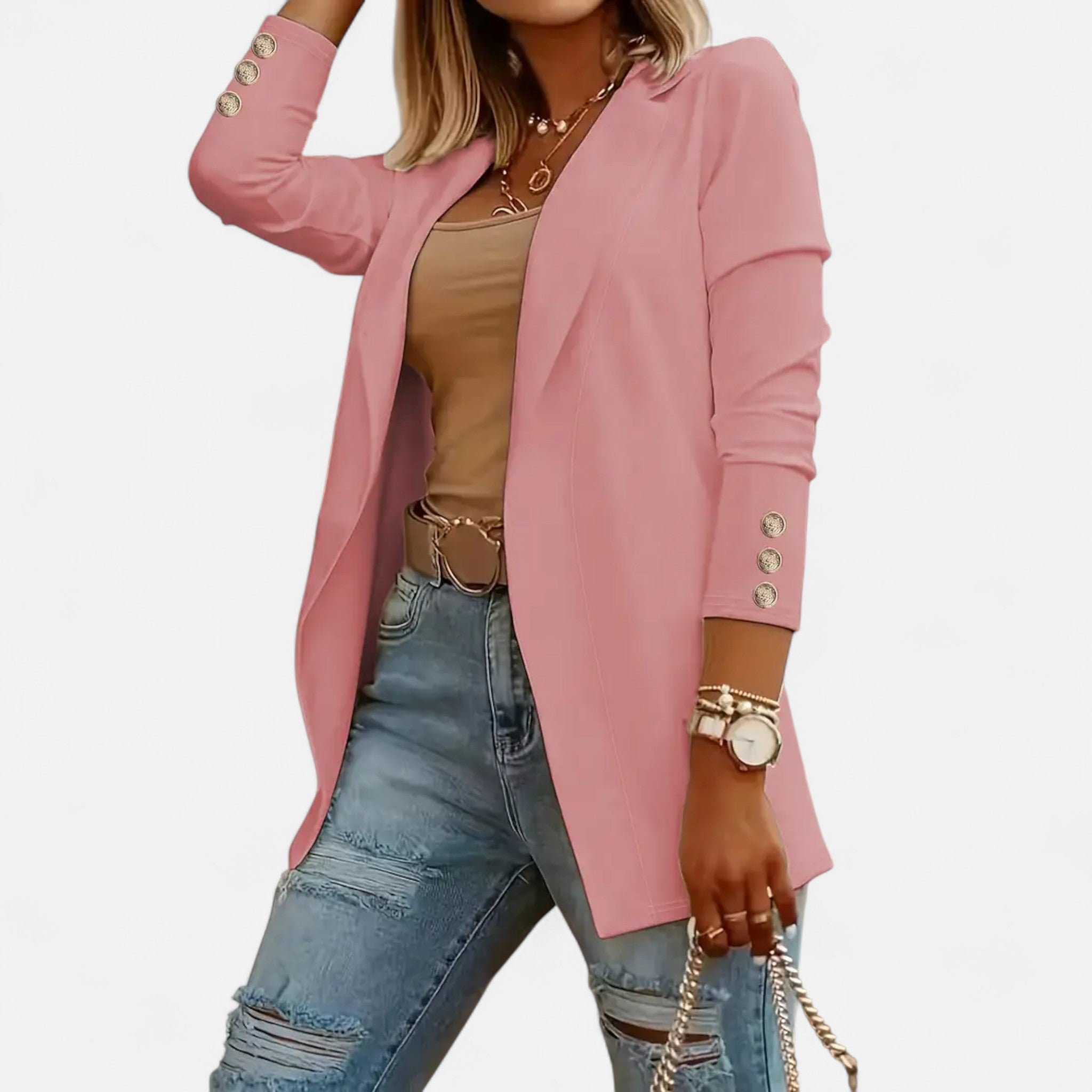 Sauvenor | Women’s Mid-Length Lapel Blazer