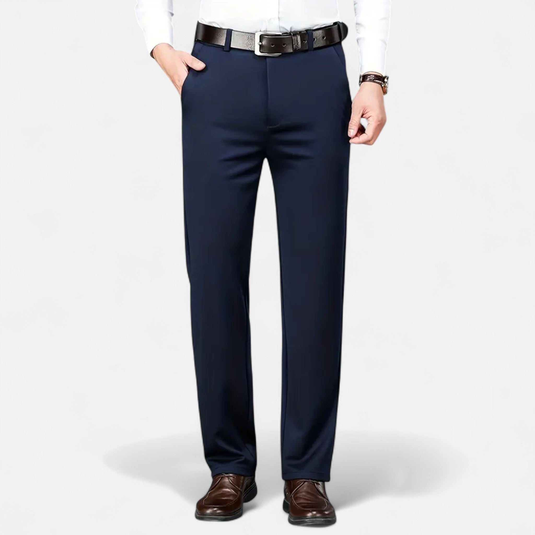 Sauvenor | Men’s Timeless Solid Colour Suit Pants