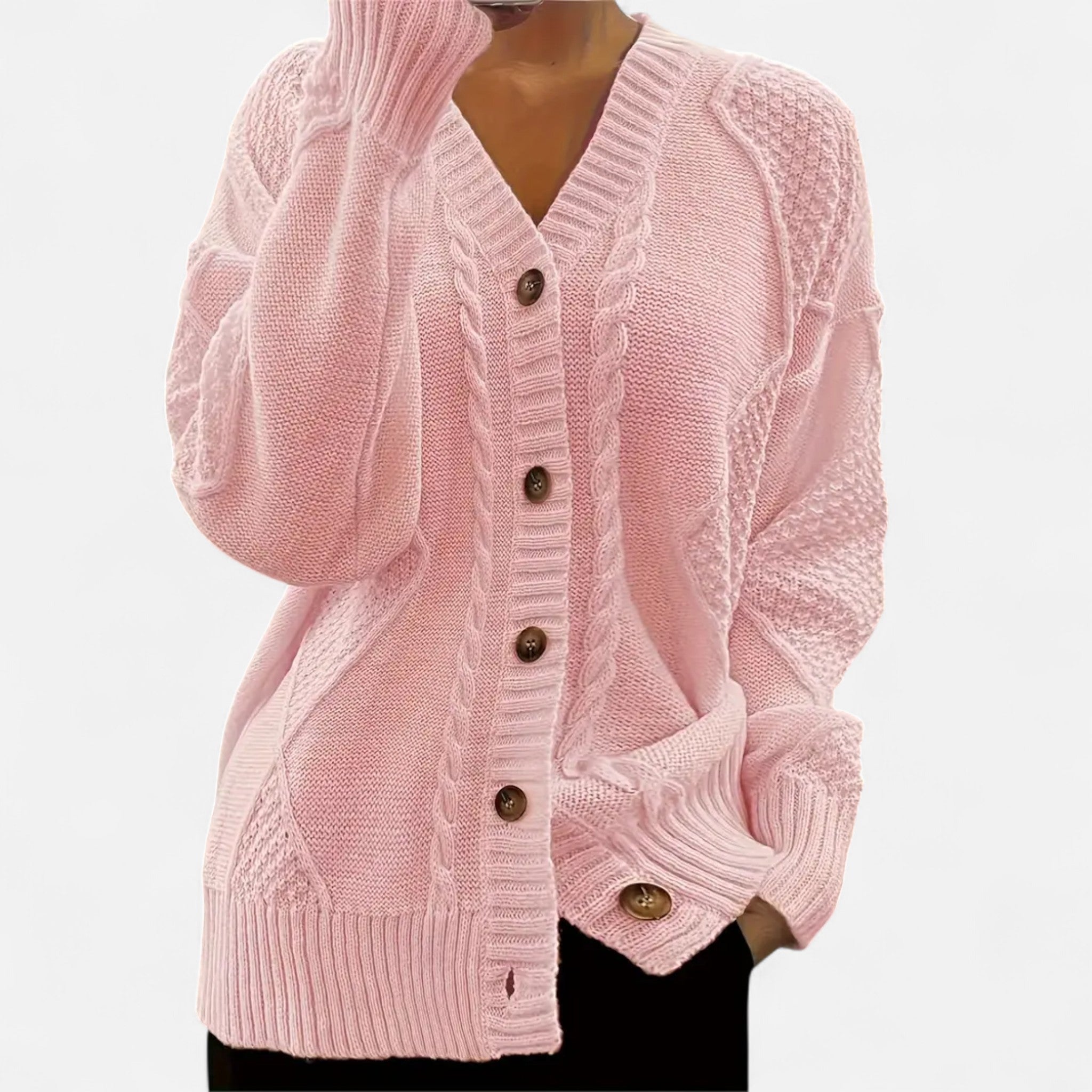 Sauvenor | Women’s Elegant V-Neck Cardigan