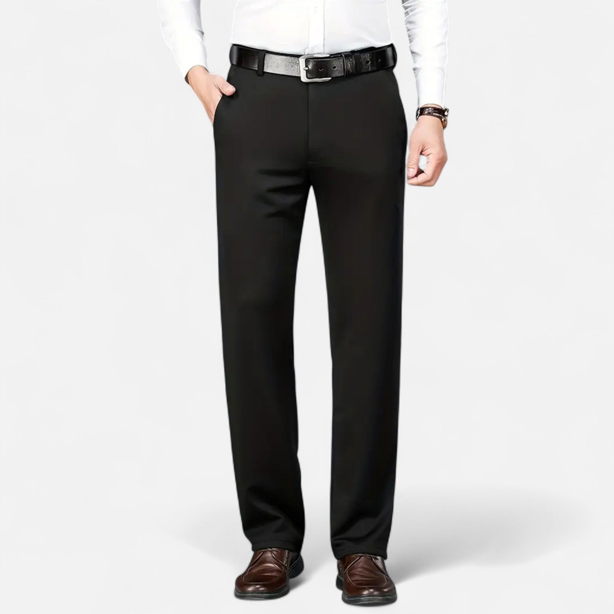 Sauvenor | Men’s Timeless Solid Colour Suit Pants