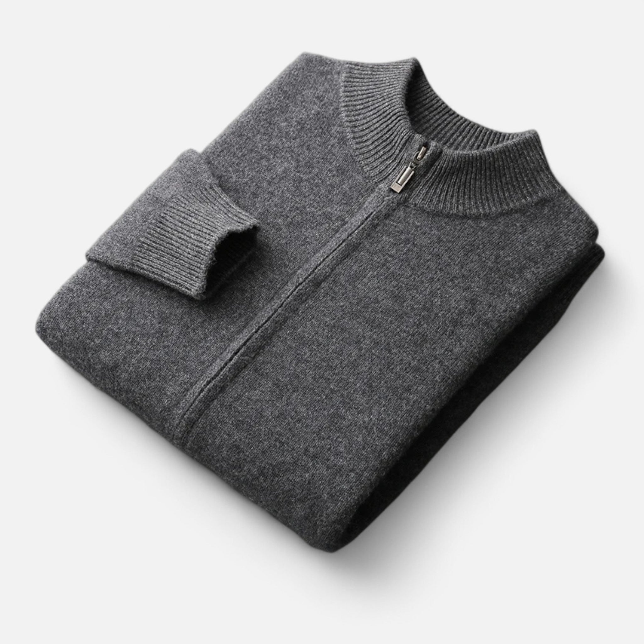 Sauvenor | Men’s Merino Wool Zipped Cardigan