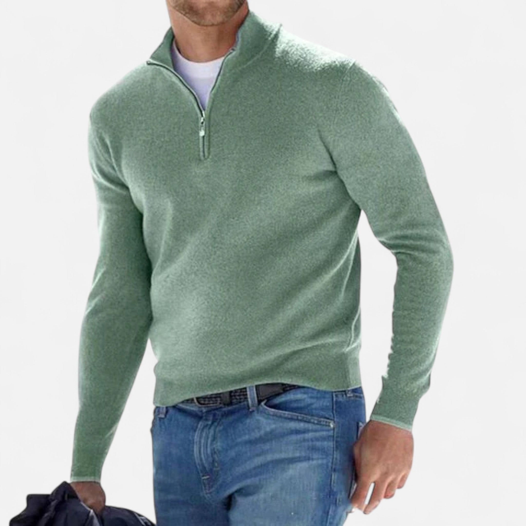 Sauvenor | Men’s Classic Half-Zip Sweater