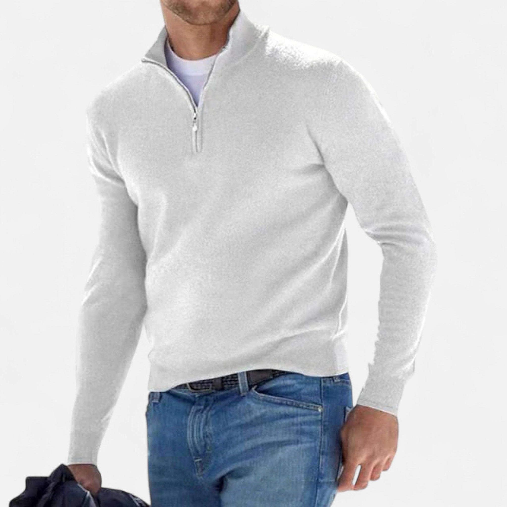 Sauvenor | Men’s Classic Half-Zip Sweater