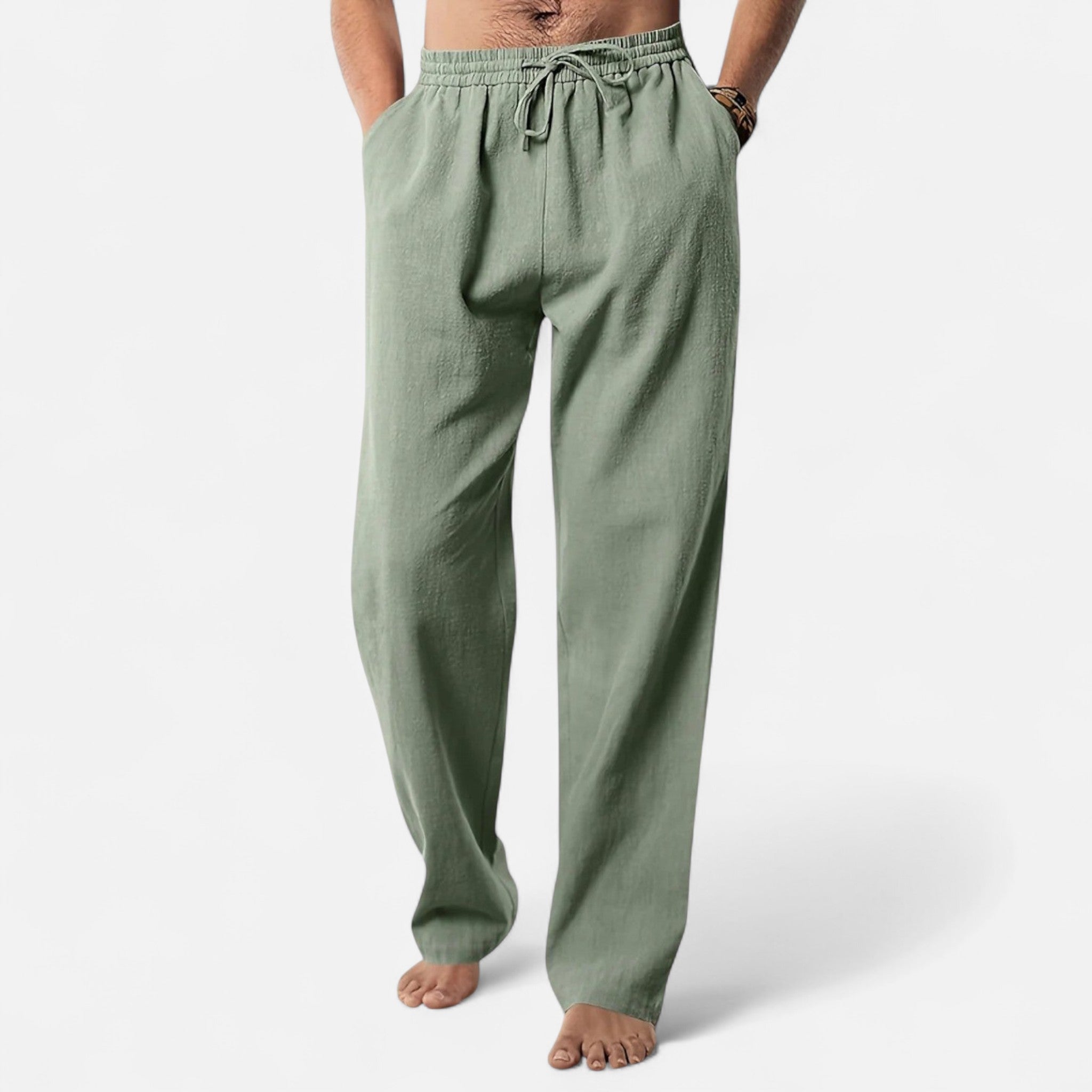 Sauvenor | Men’s Linen Summer Trousers