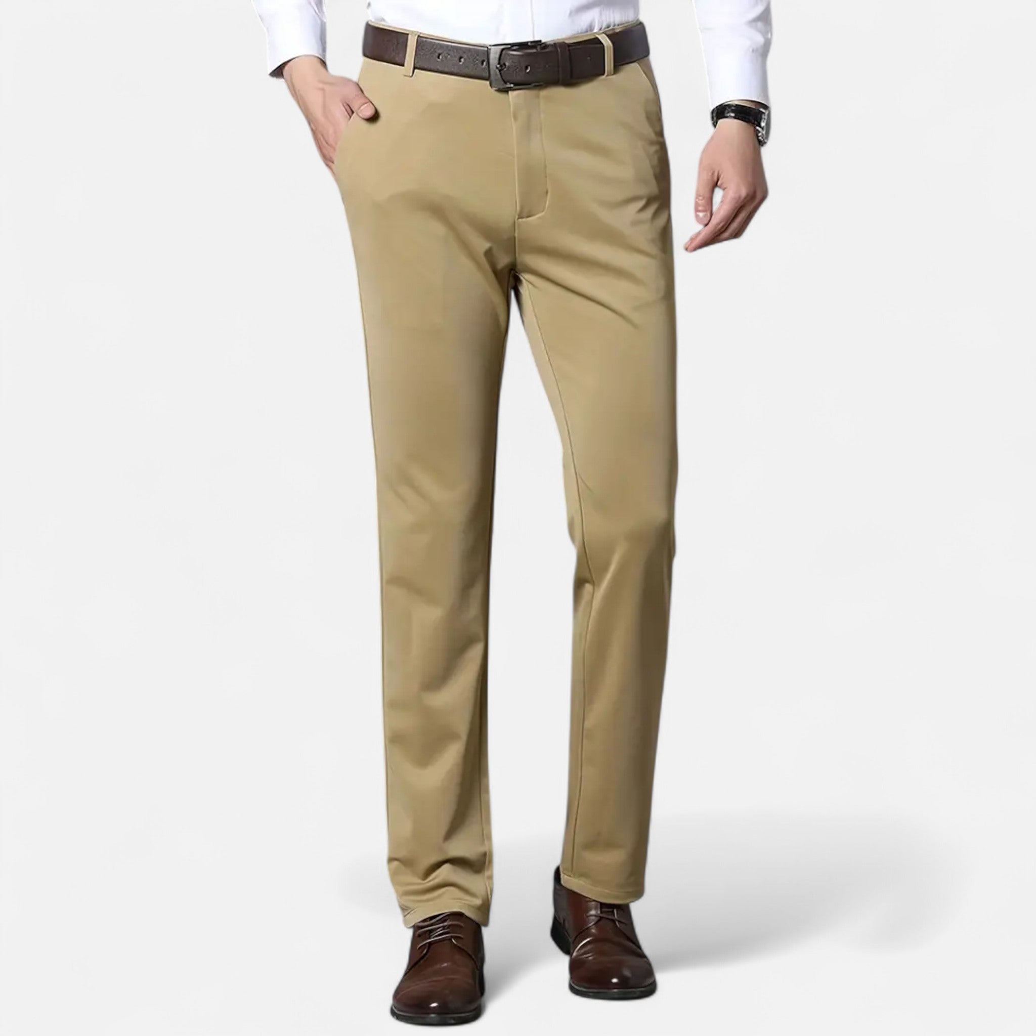 Sauvenor | Men’s Timeless Solid Colour Suit Pants