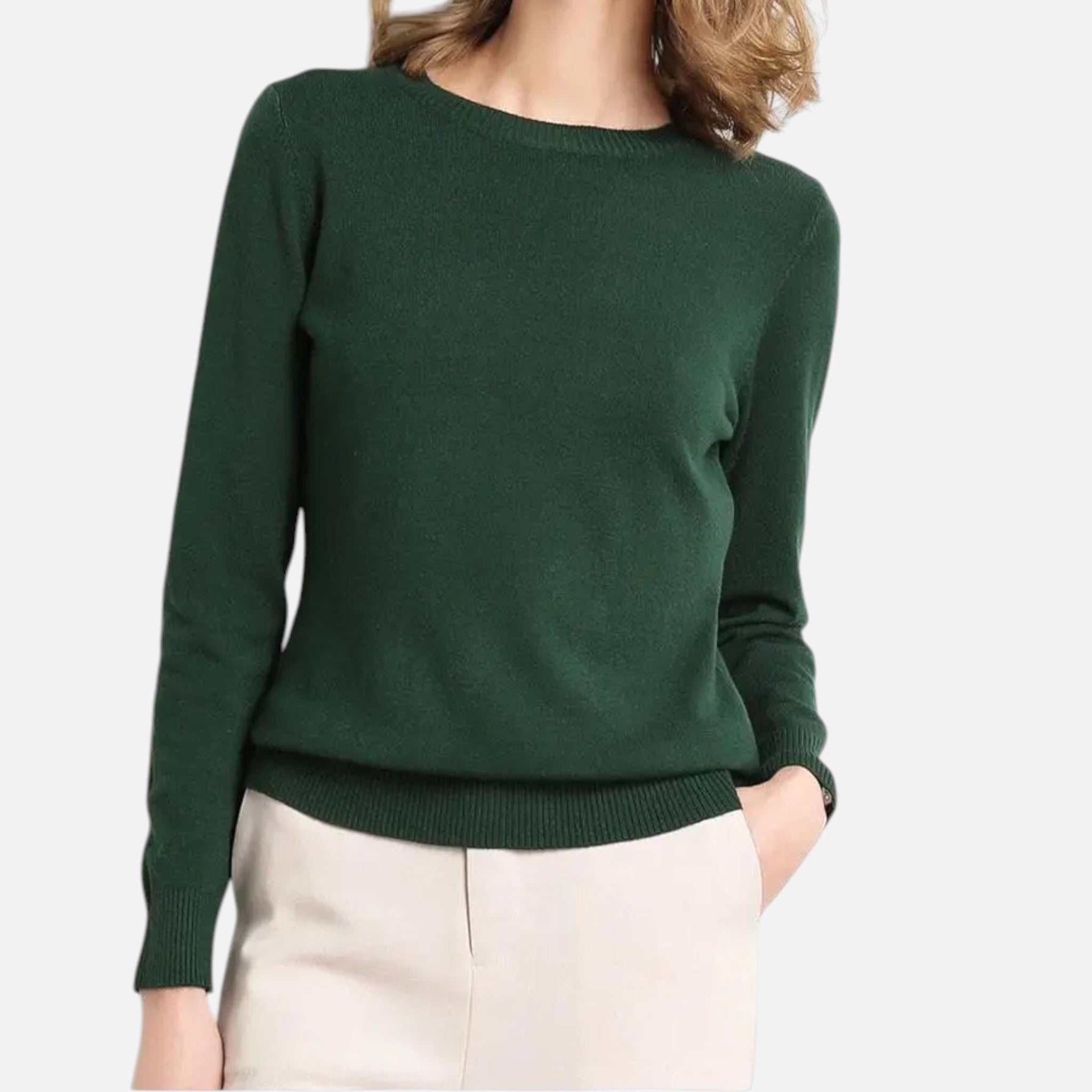 Sauvenor | Women’s Merino Wool O-Neck Sweater