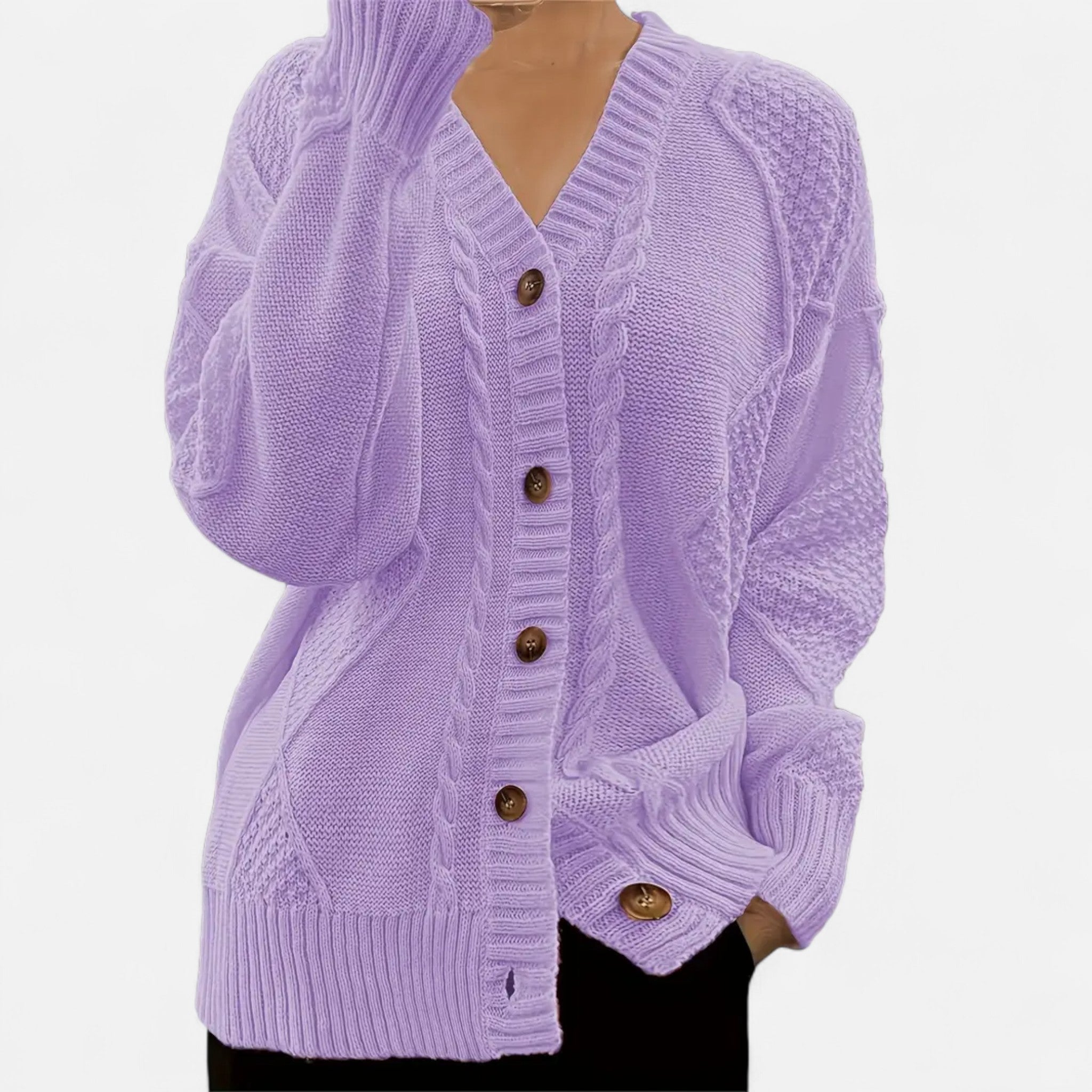 Sauvenor | Women’s Elegant V-Neck Cardigan