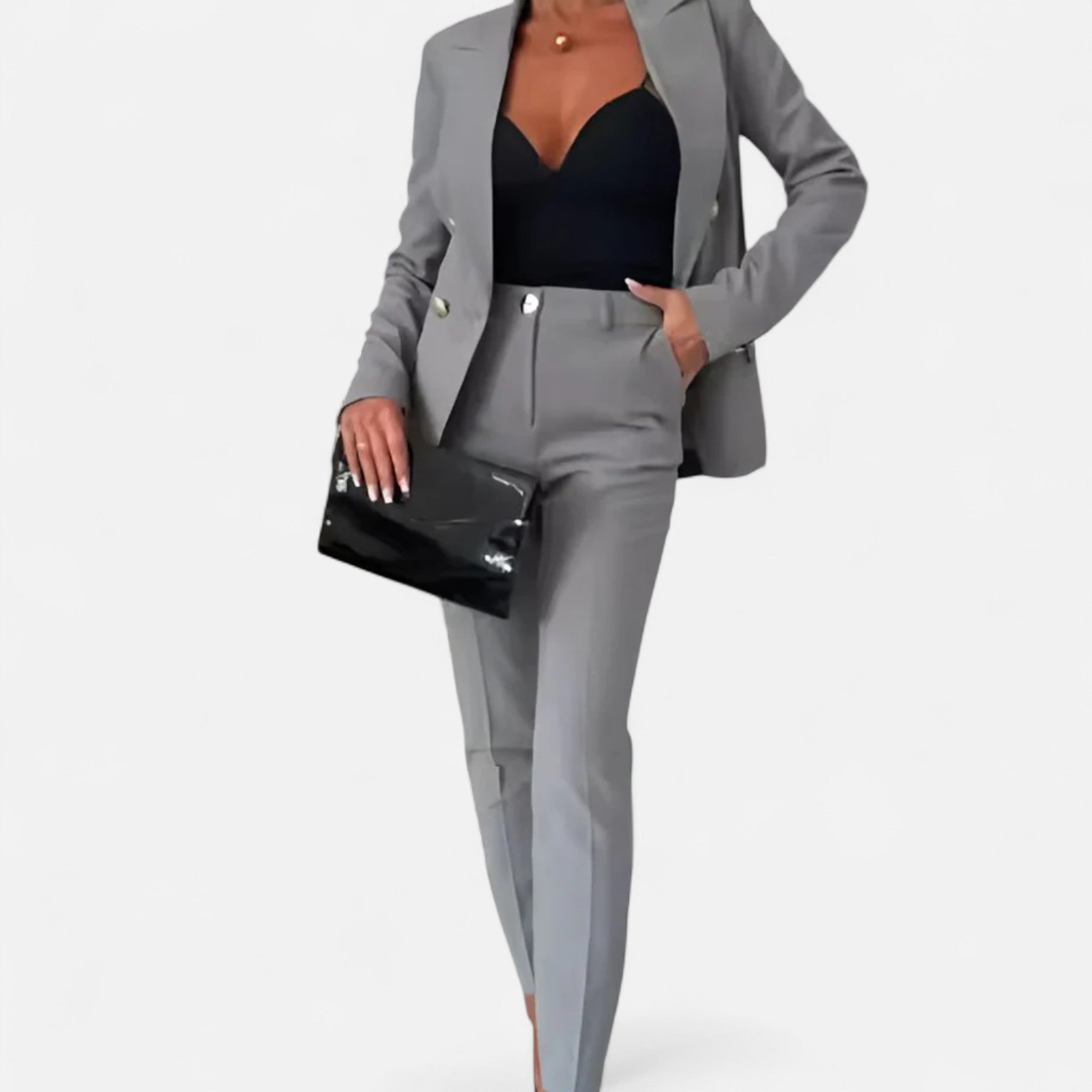 Sauvenor | Women’s Double-Breasted Tailored Suit