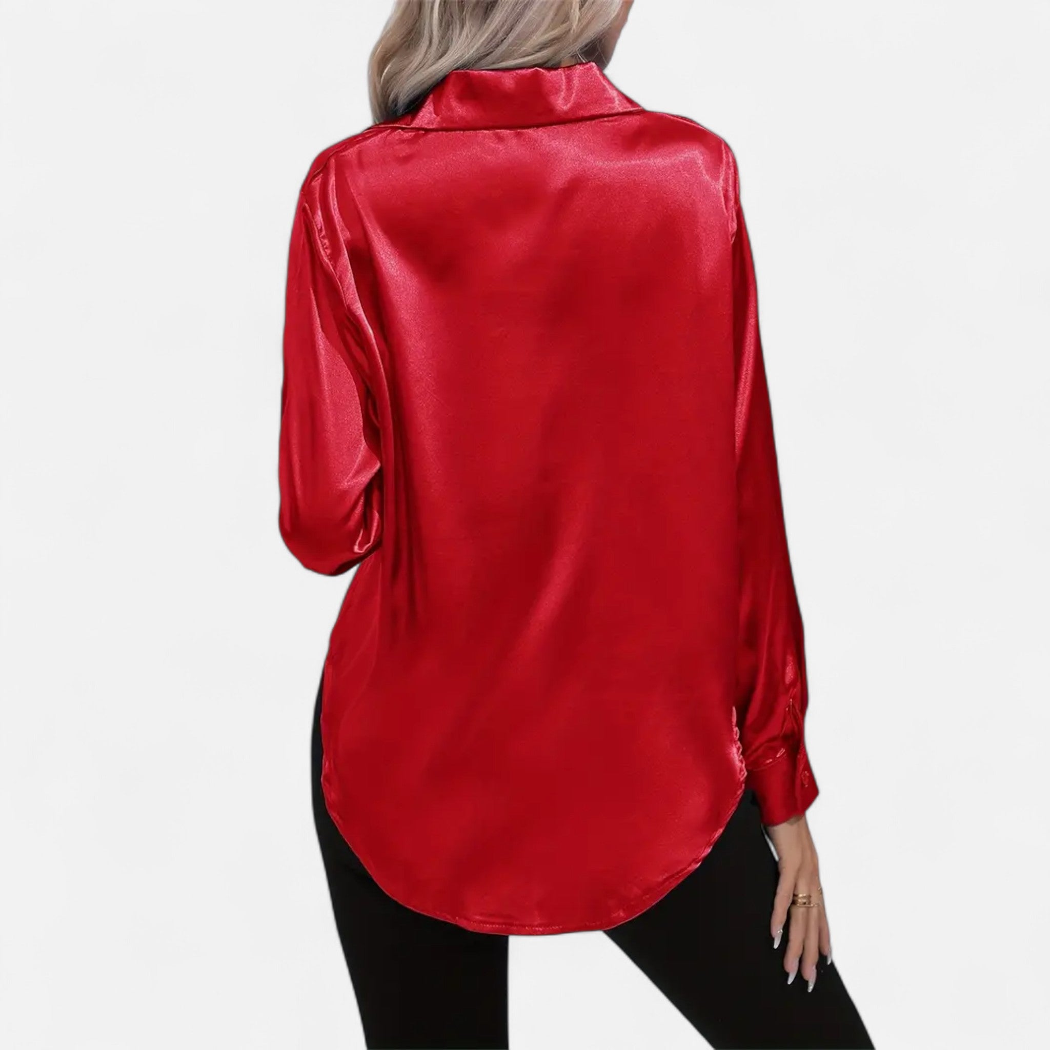 Sauvenor | Women’s Satin Long Sleeve Shirt