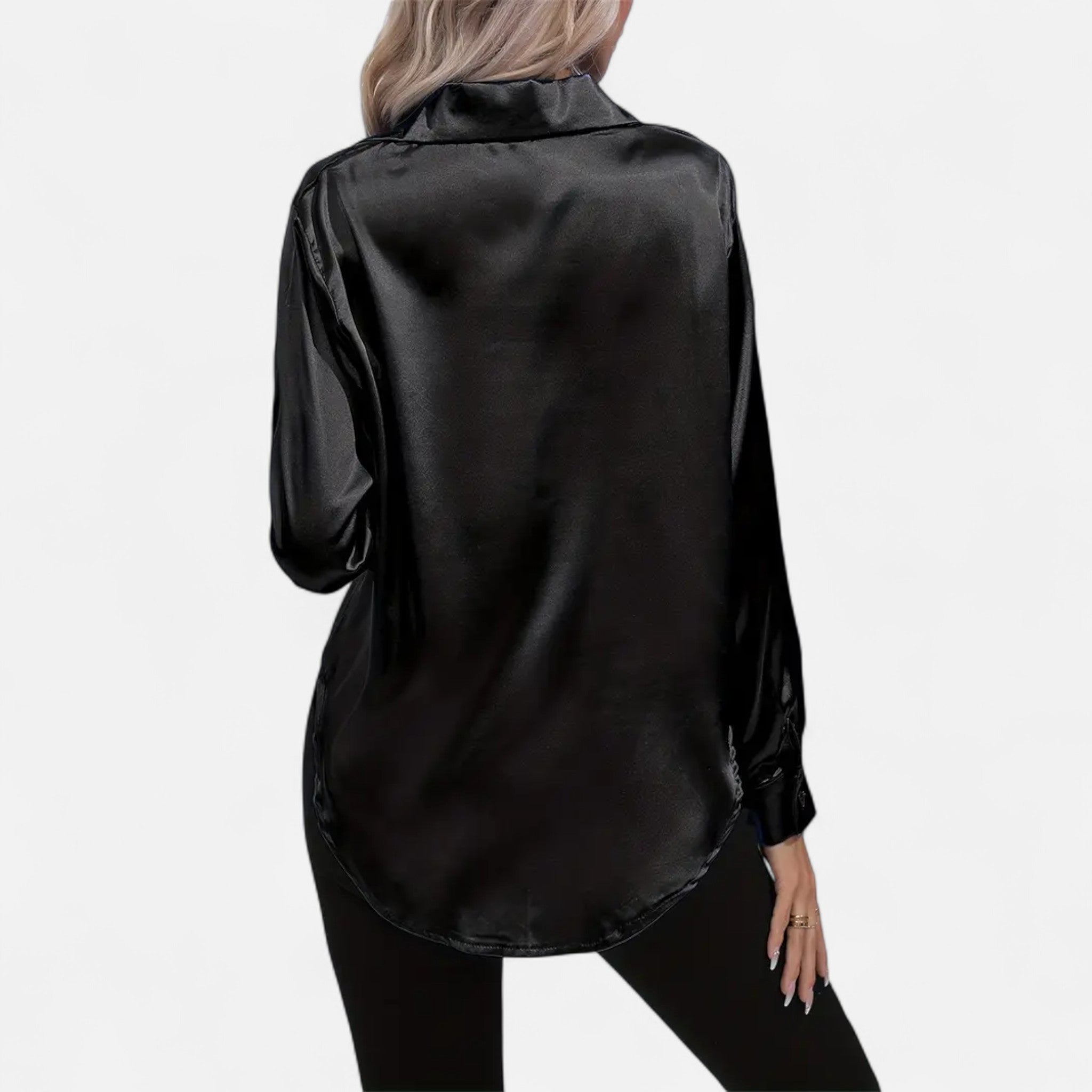 Sauvenor | Women’s Satin Long Sleeve Shirt