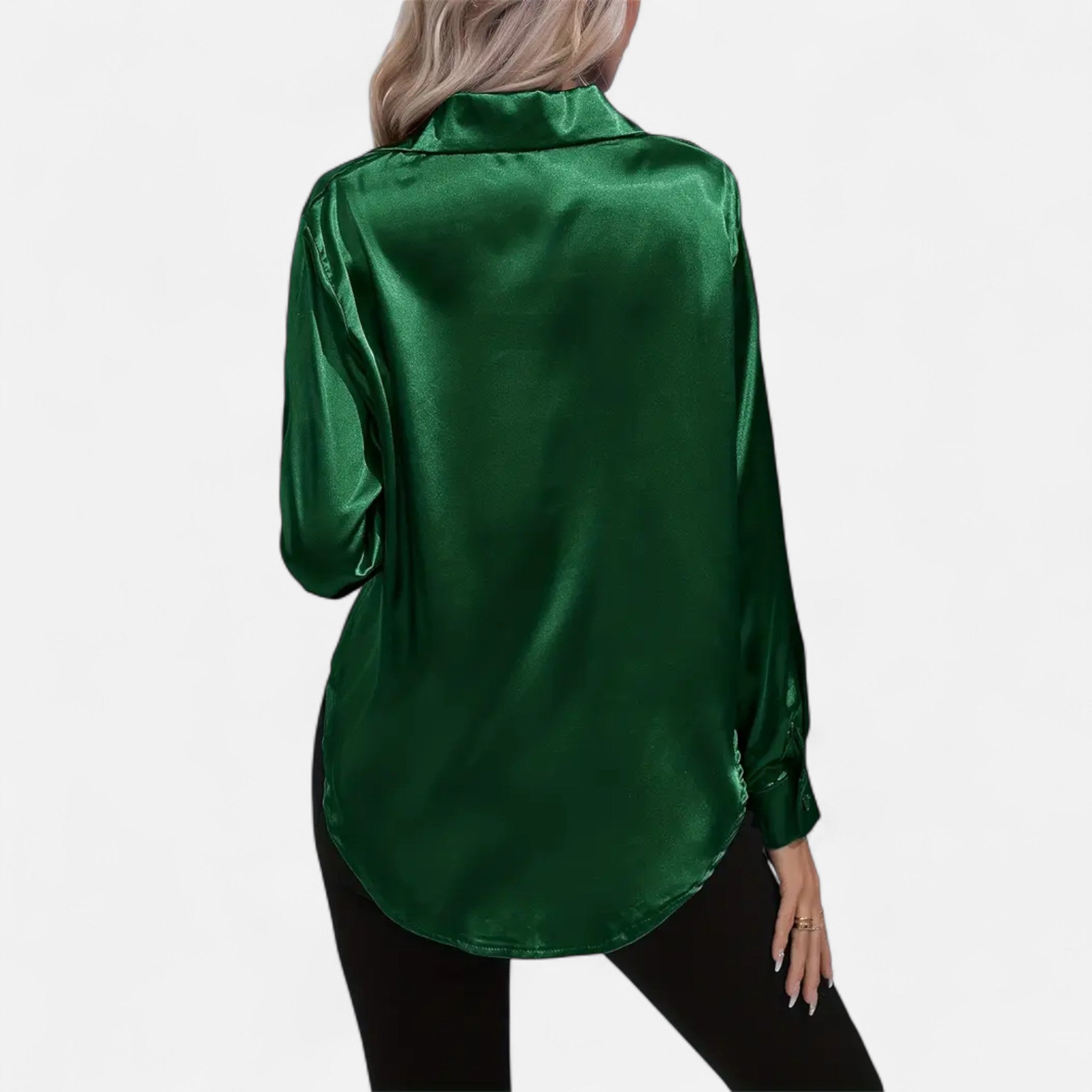 Sauvenor | Women’s Satin Long Sleeve Shirt