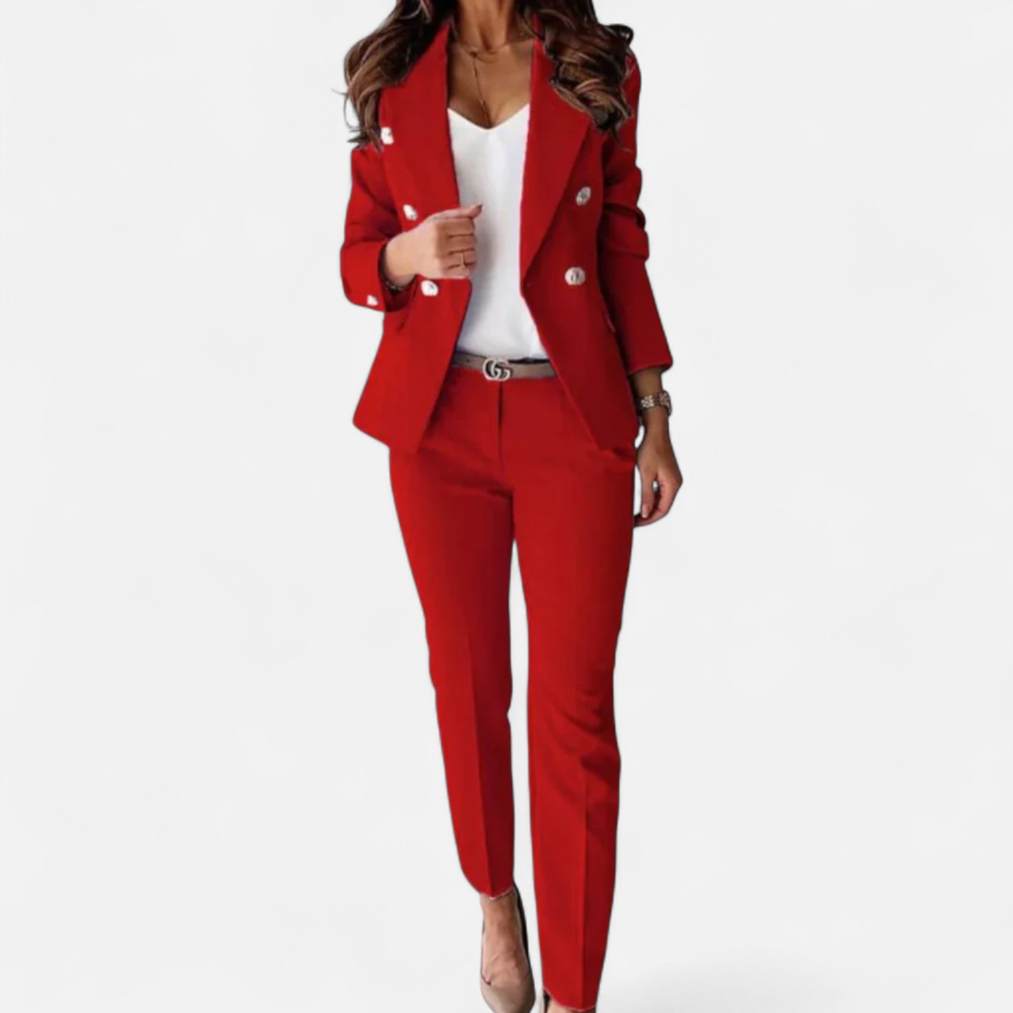 Sauvenor | Women’s Double-Breasted Tailored Suit