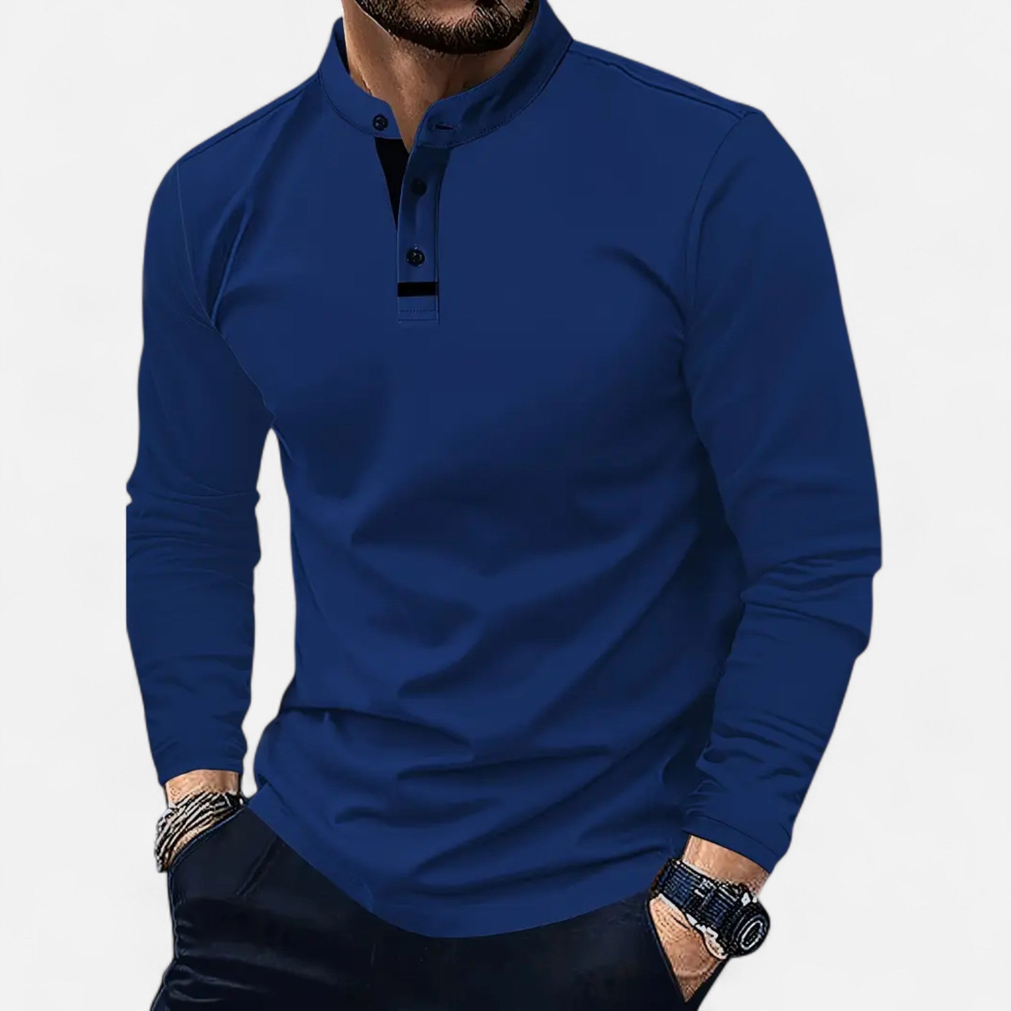 Sauvenor | Men’s Classic Long Sleeve Polo