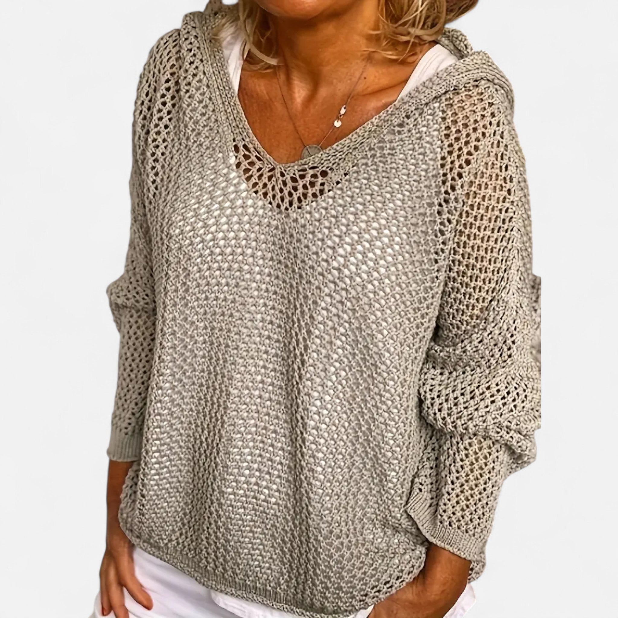 Sauvenor | Women’s V-Neck Knitted Sweater