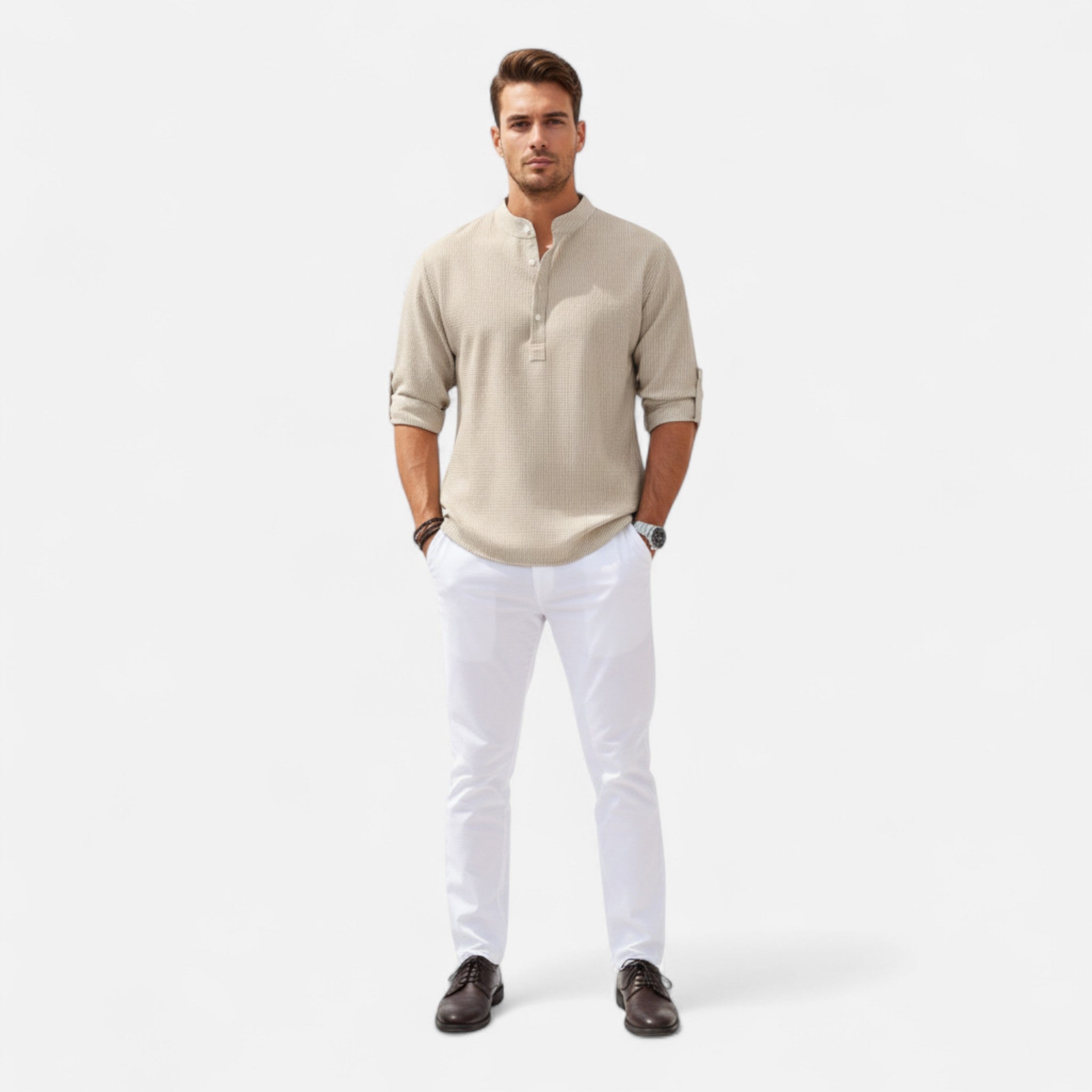 Sauvenor | Men’s Classic Buttoned Collar Shirt