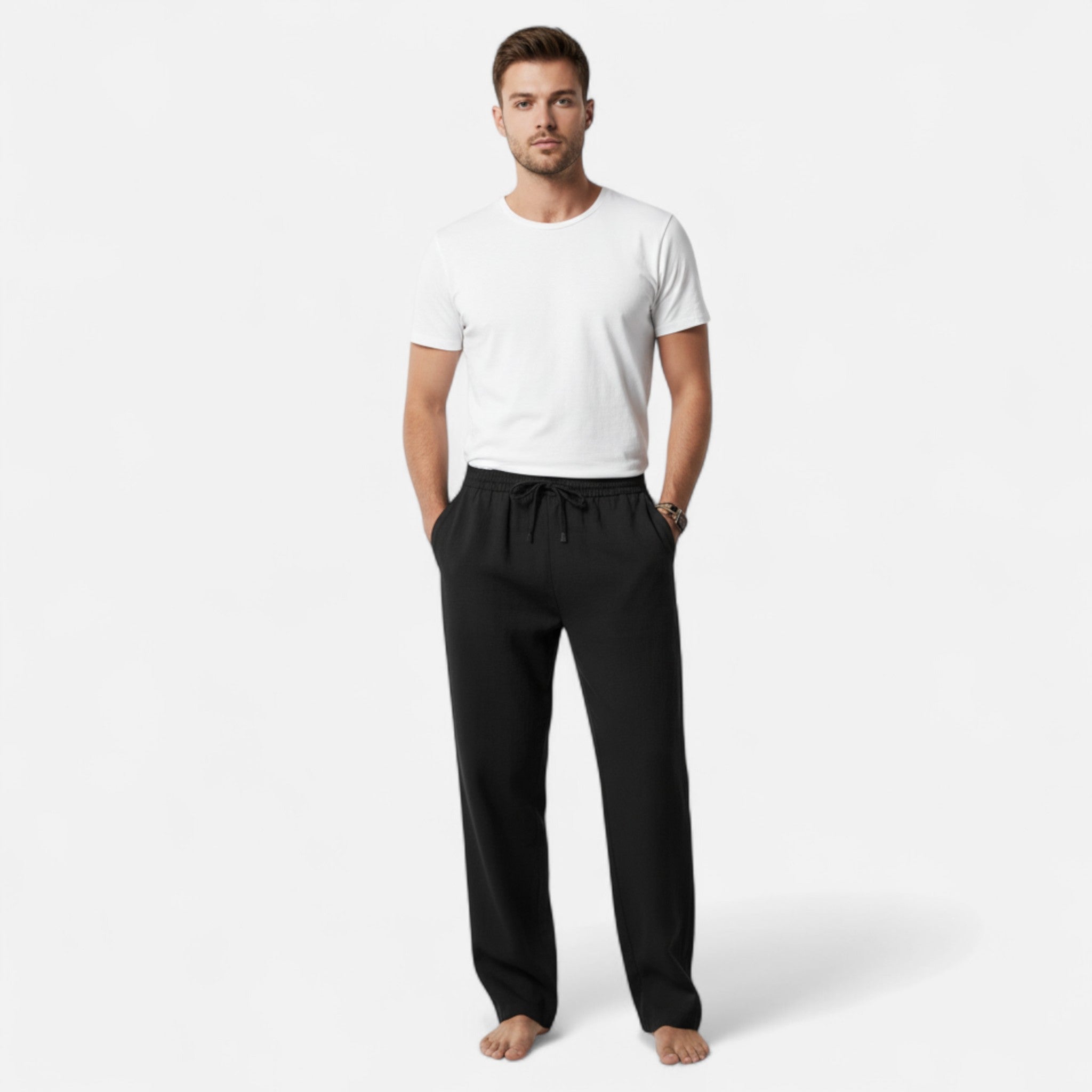 Sauvenor | Men’s Linen Summer Trousers