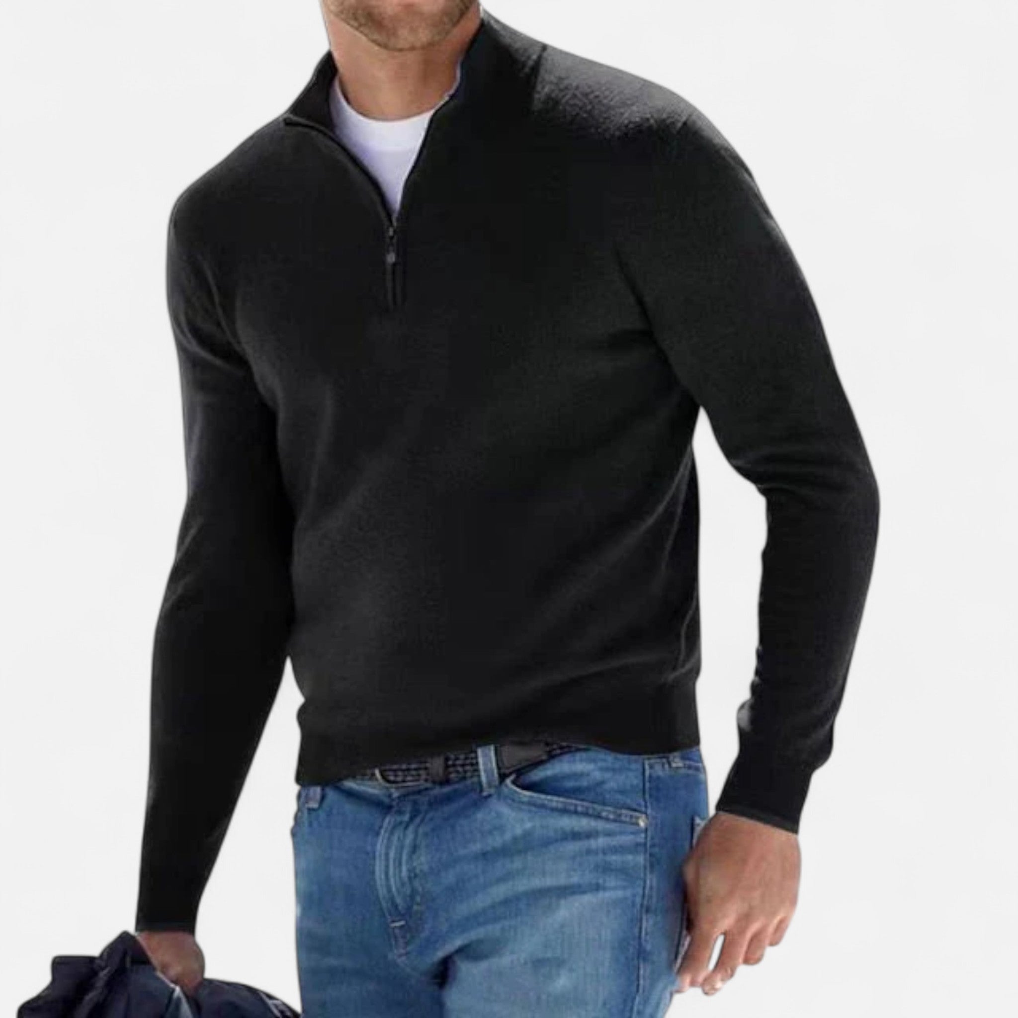 Sauvenor | Men’s Classic Half-Zip Sweater