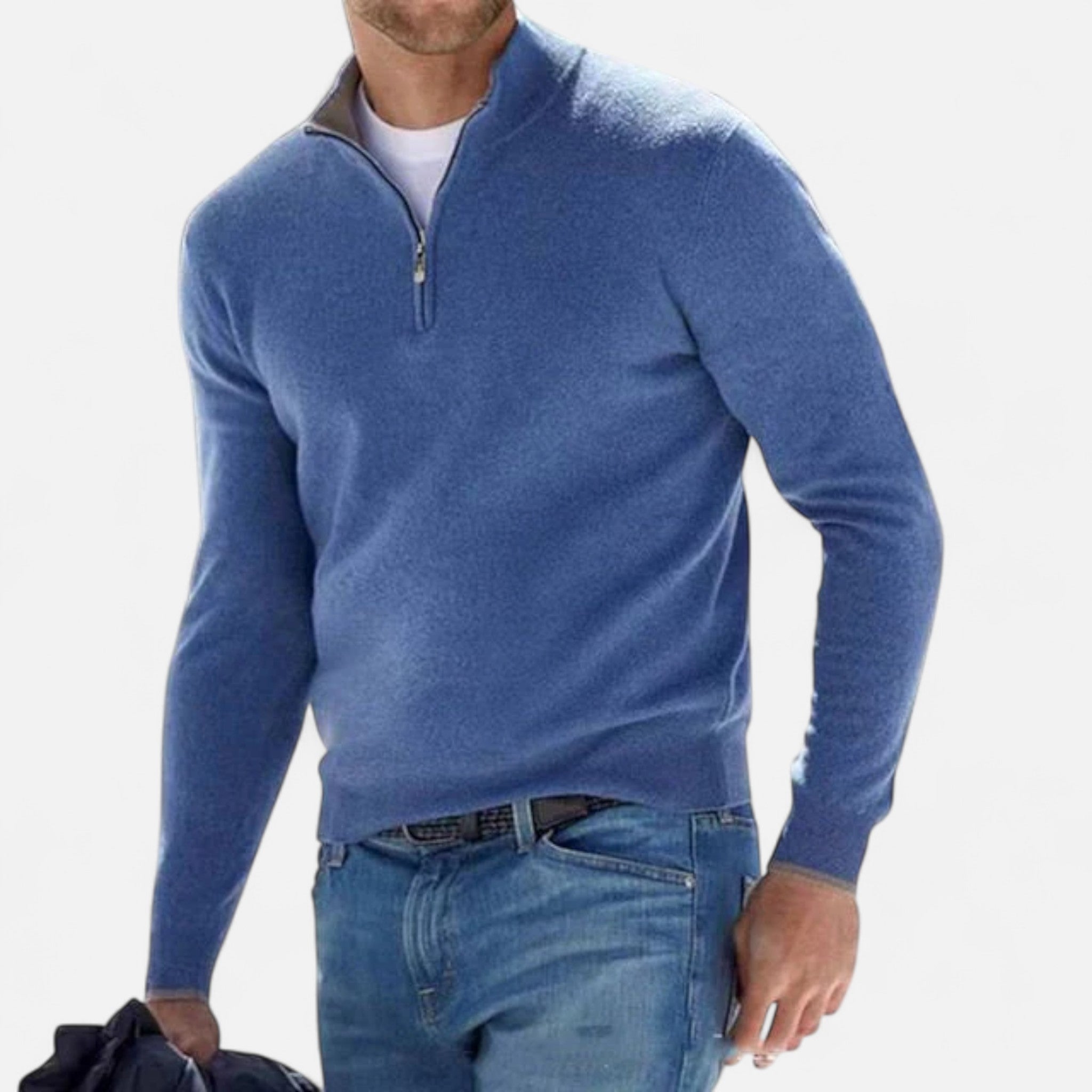 Sauvenor | Men’s Classic Half-Zip Sweater