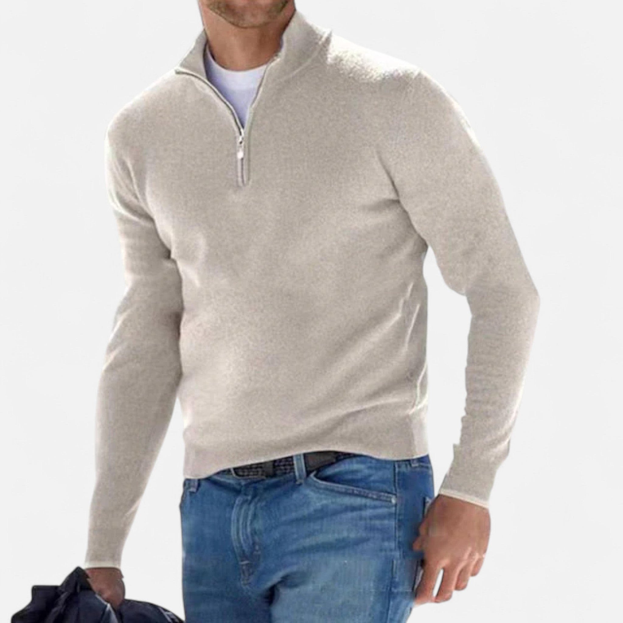 Sauvenor | Men’s Classic Half-Zip Sweater