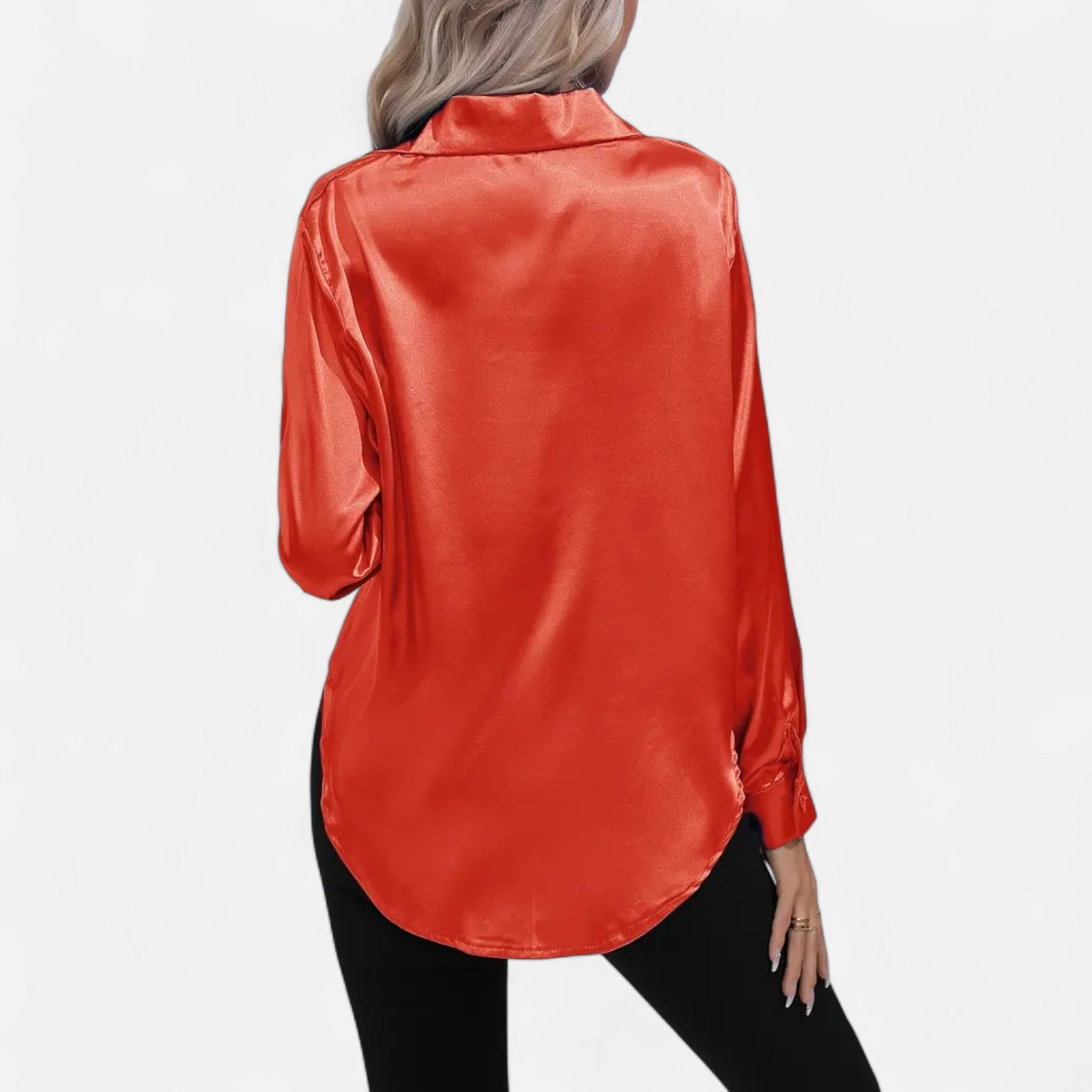 Sauvenor | Women’s Satin Long Sleeve Shirt