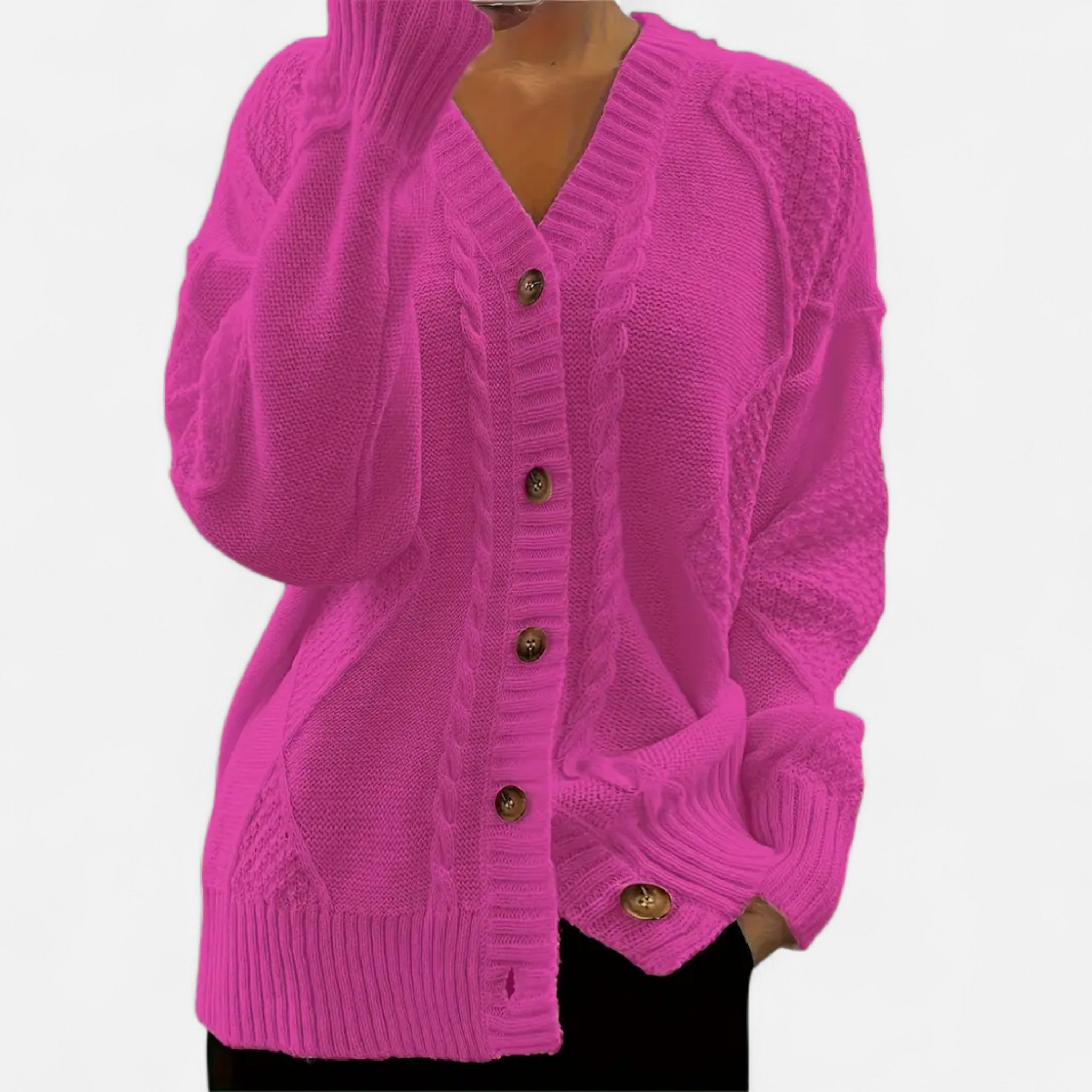 Sauvenor | Women’s Elegant V-Neck Cardigan