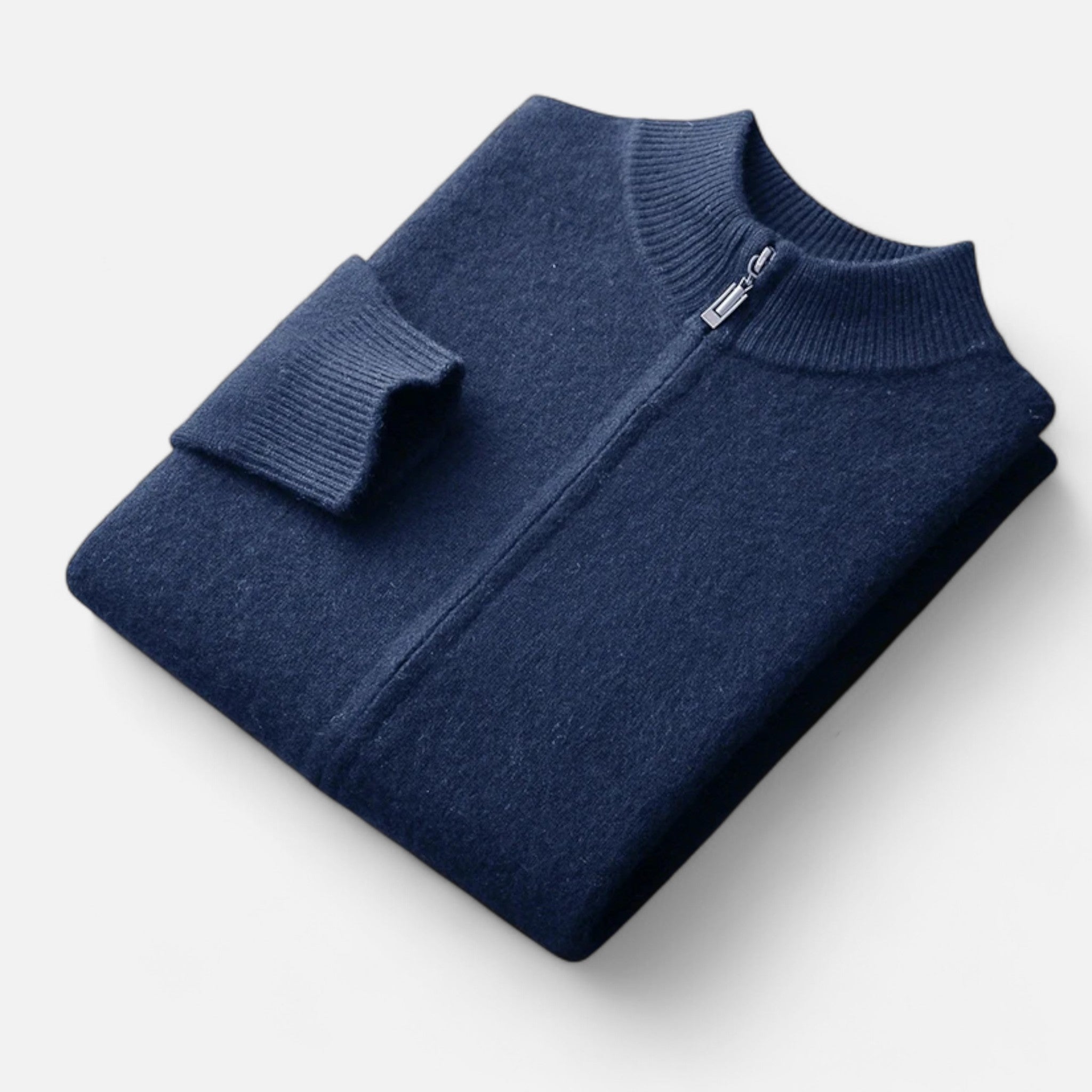 Sauvenor | Men’s Merino Wool Zipped Cardigan