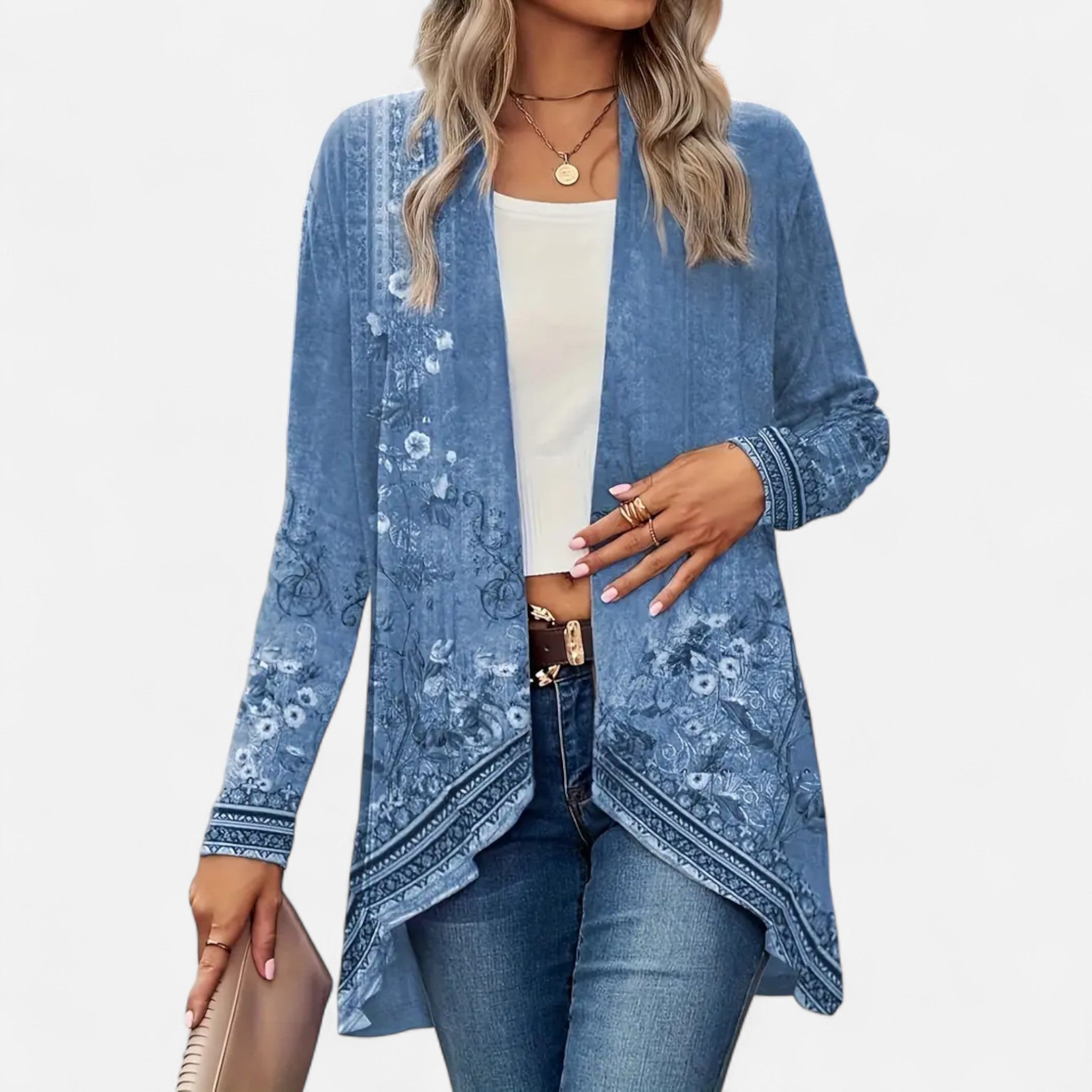Sauvenor | Women’s Floral Print Lightweight Cardigan