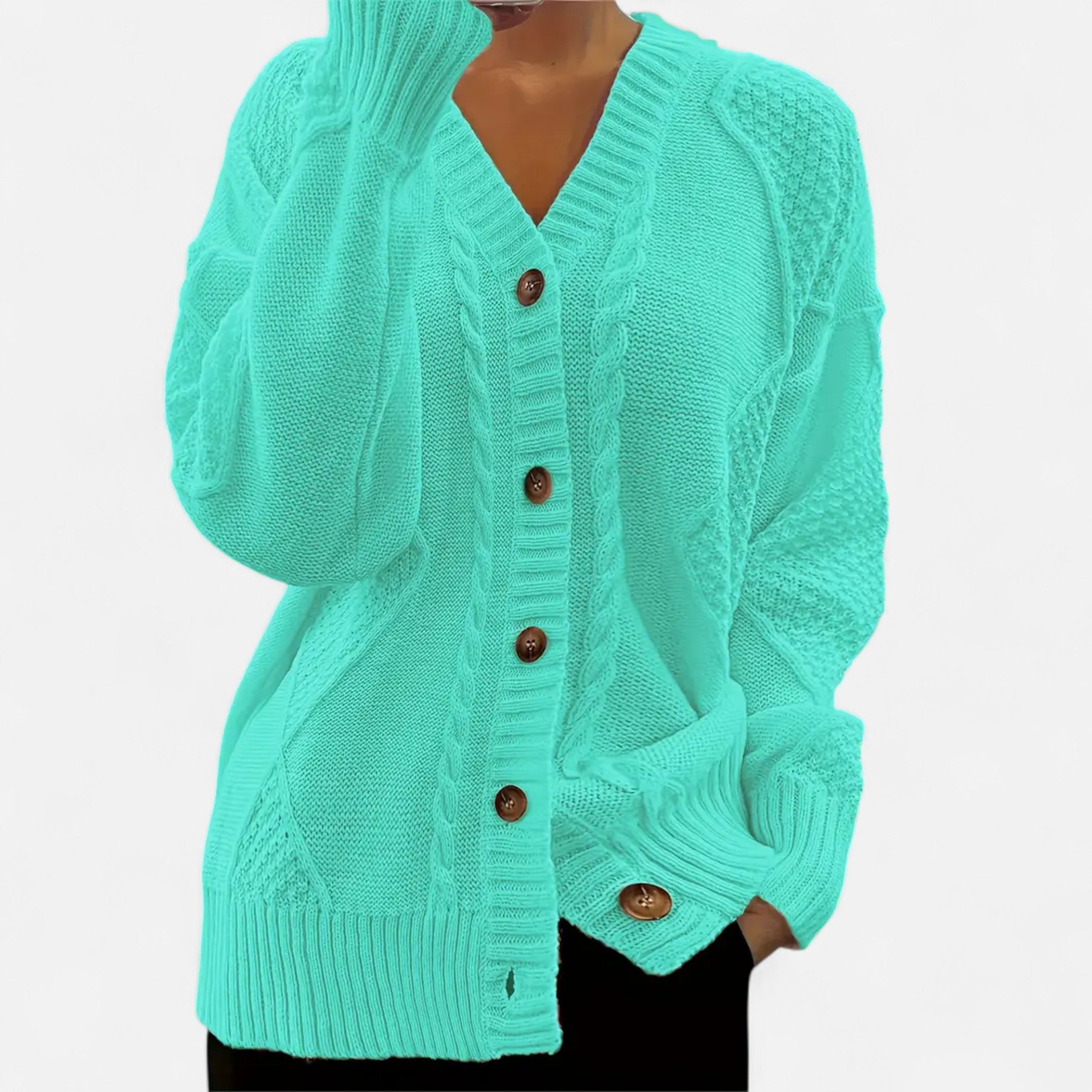 Sauvenor | Women’s Elegant V-Neck Cardigan