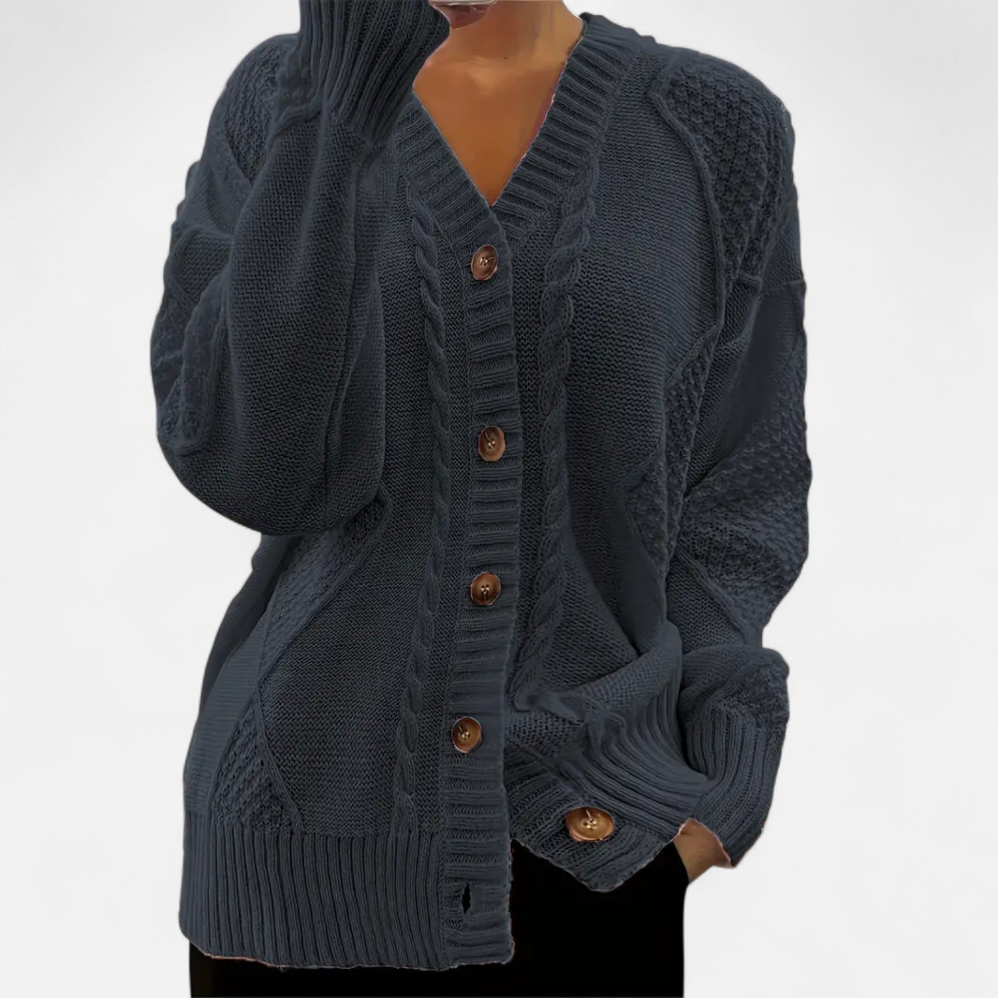 Sauvenor | Women’s Elegant V-Neck Cardigan