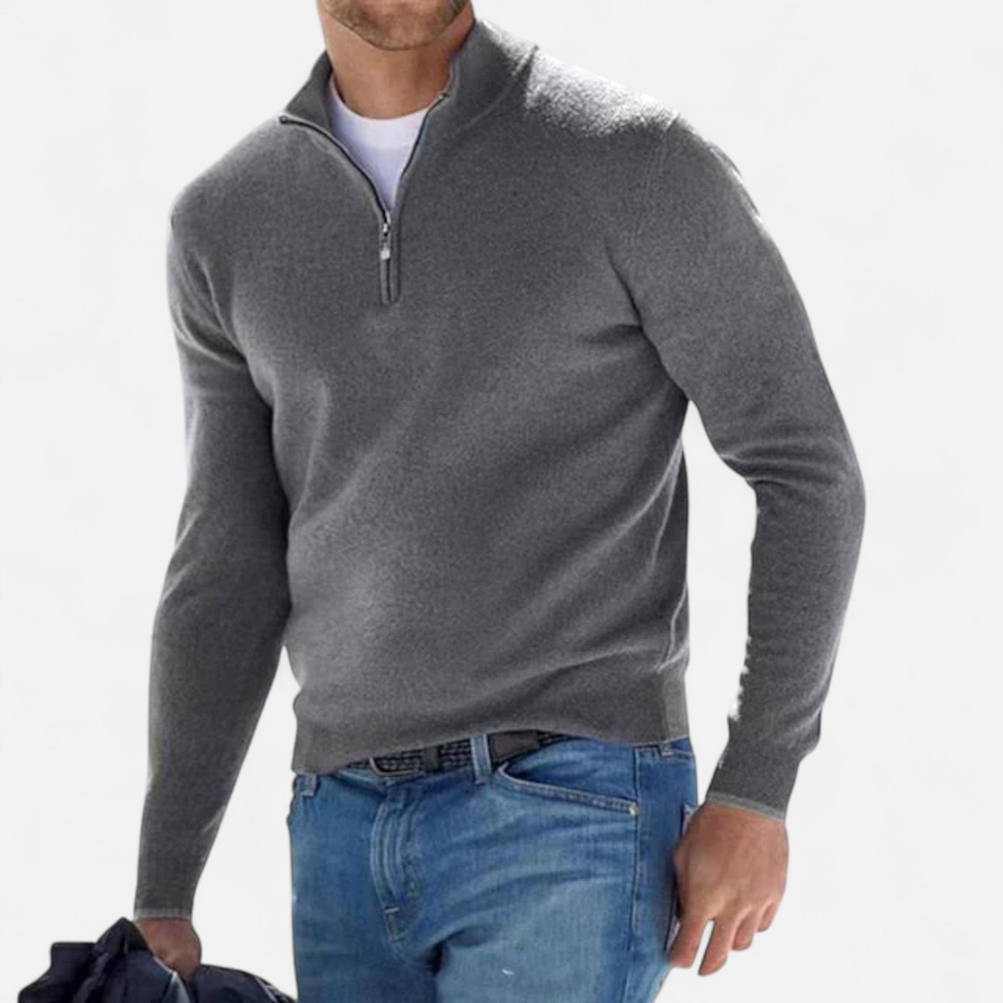 Sauvenor | Men’s Classic Half-Zip Sweater
