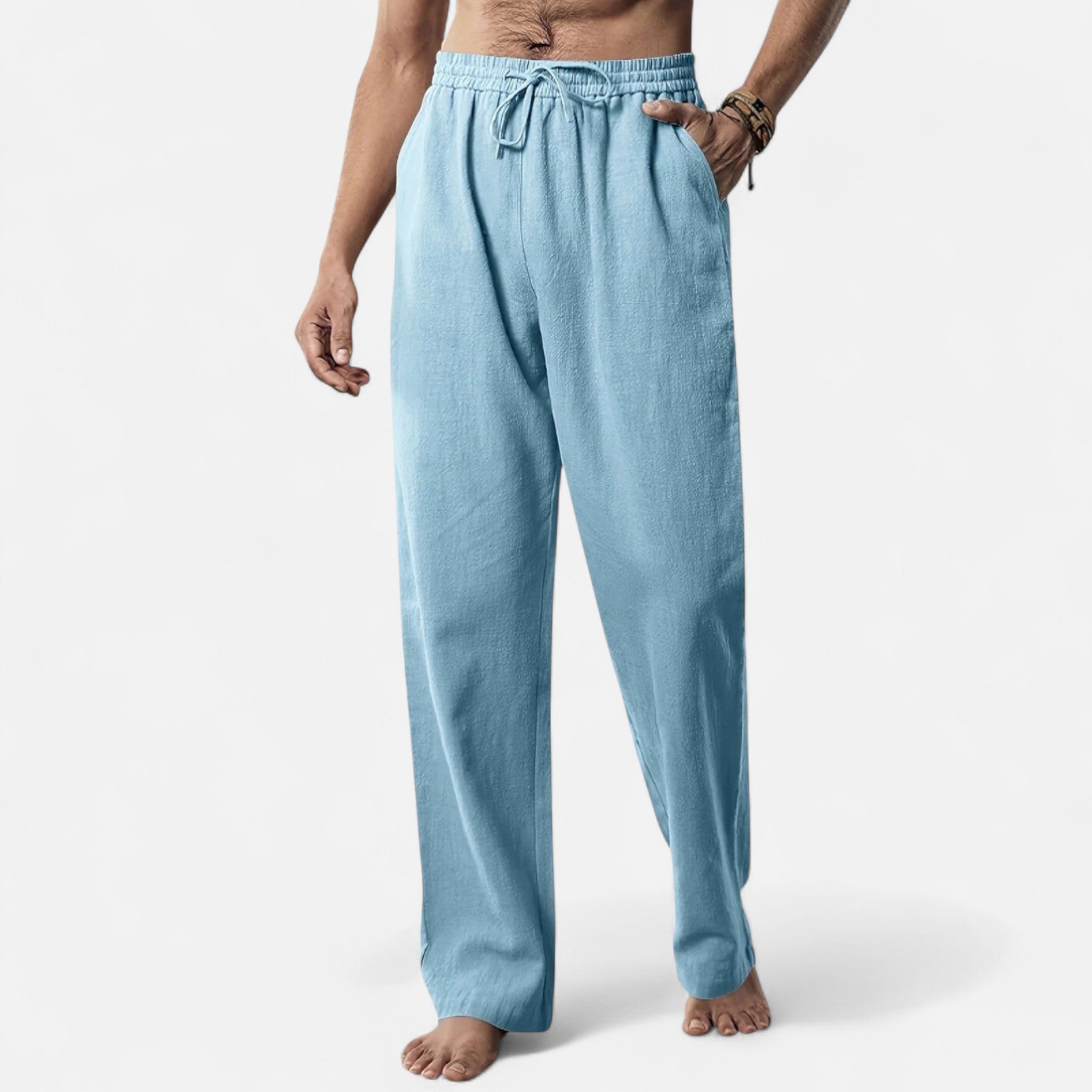 Sauvenor | Men’s Linen Summer Trousers